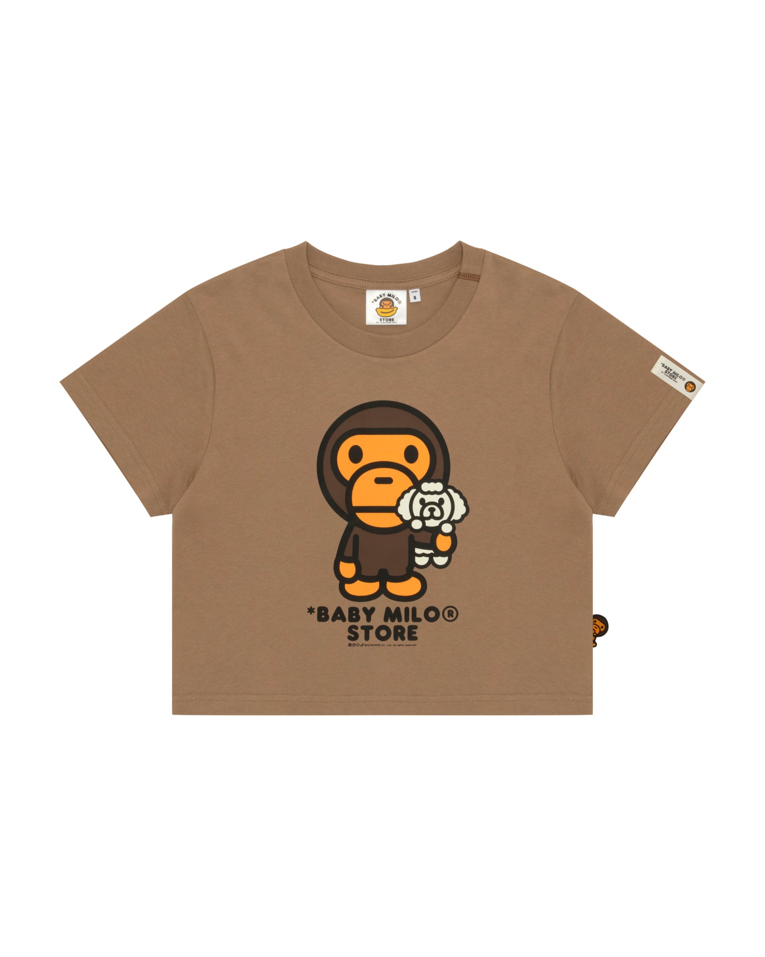 BABY MILO® STORE Baby Milo cropped tee | Aape official website