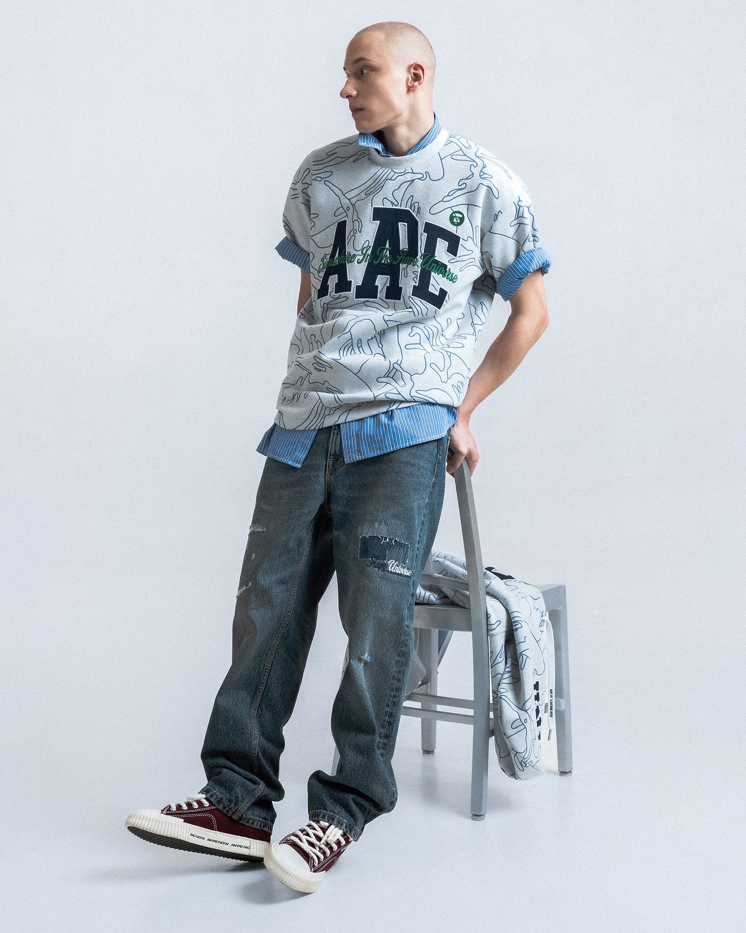 카모 로고 티셔츠