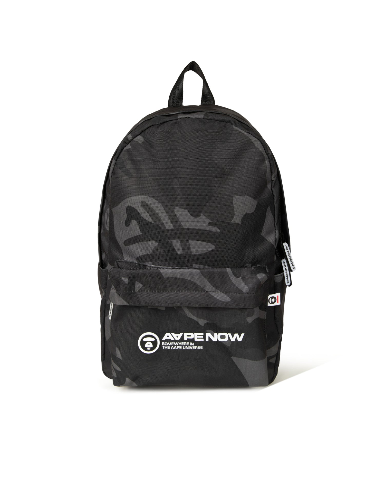 aape backpack leather BABY MILO STORE Mini inch variant measures 16 H x 8 L x 8 W inches Tas AAPE NOW CAMO BLACK