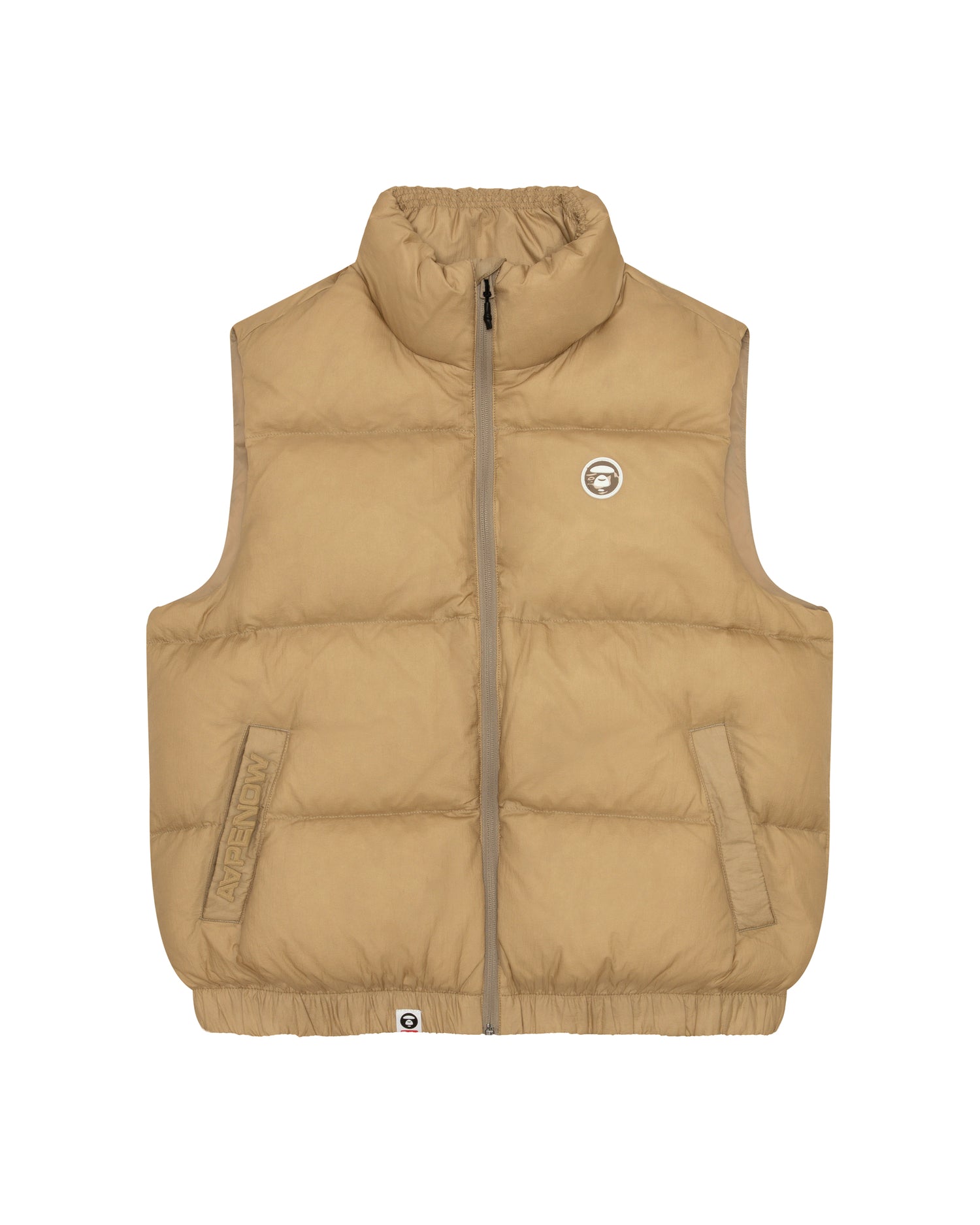 AAPE AAPE NOW moonface logo down vest | Aape official website