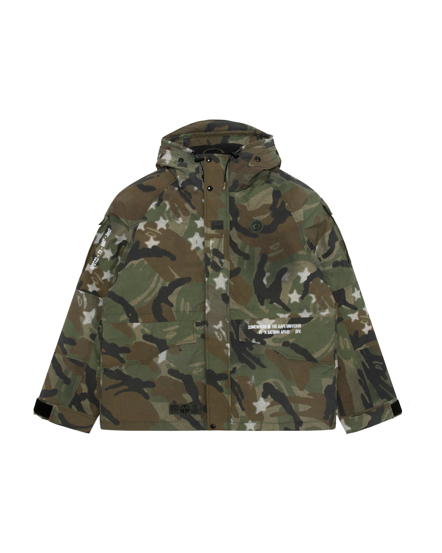 AAPE Camo hooded down jacket | Aape official website – AAPE.COM