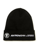 Moonface patch beanie