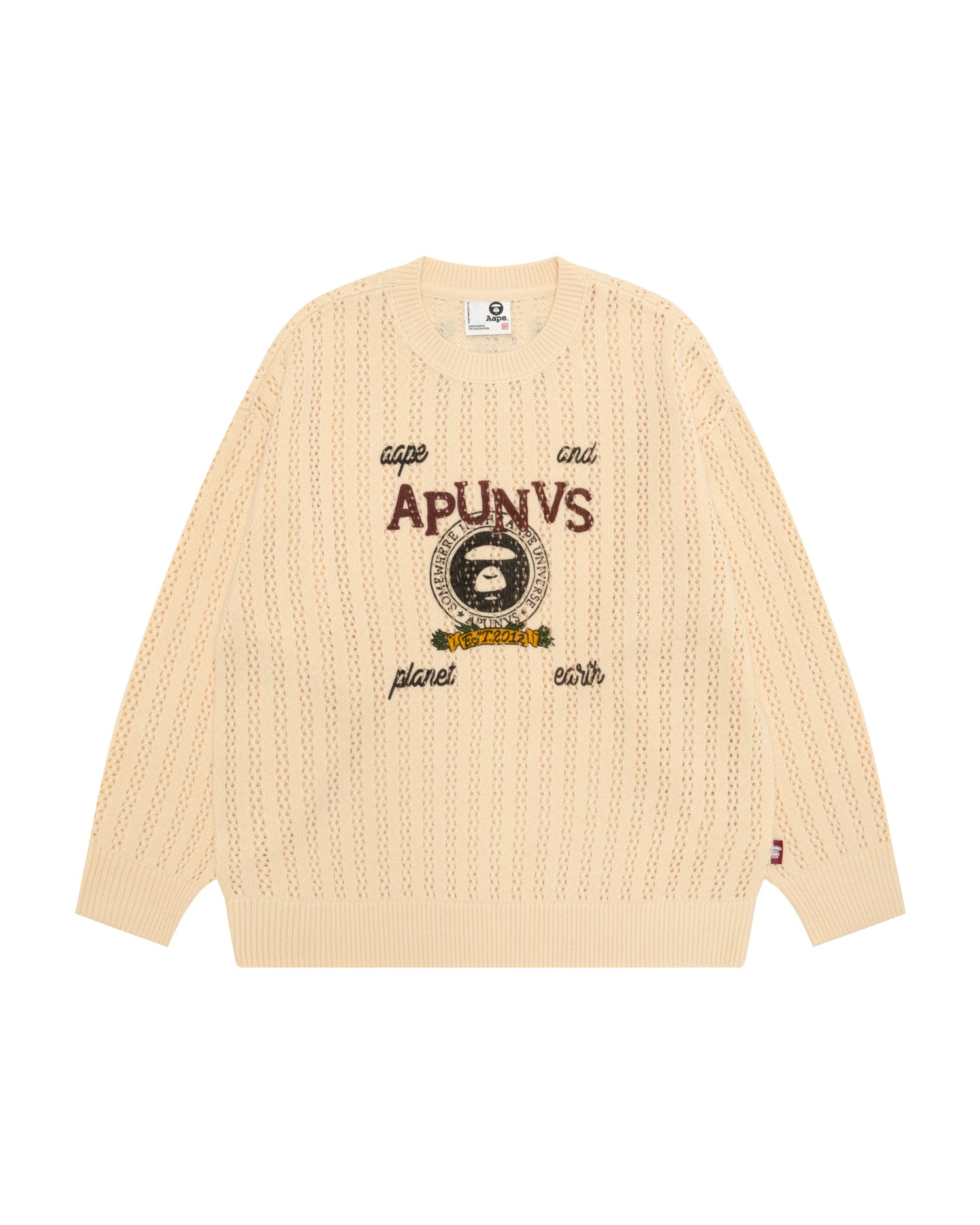 AAPE AAPEUNVS moonface sweater | Aape official website – AAPE.COM