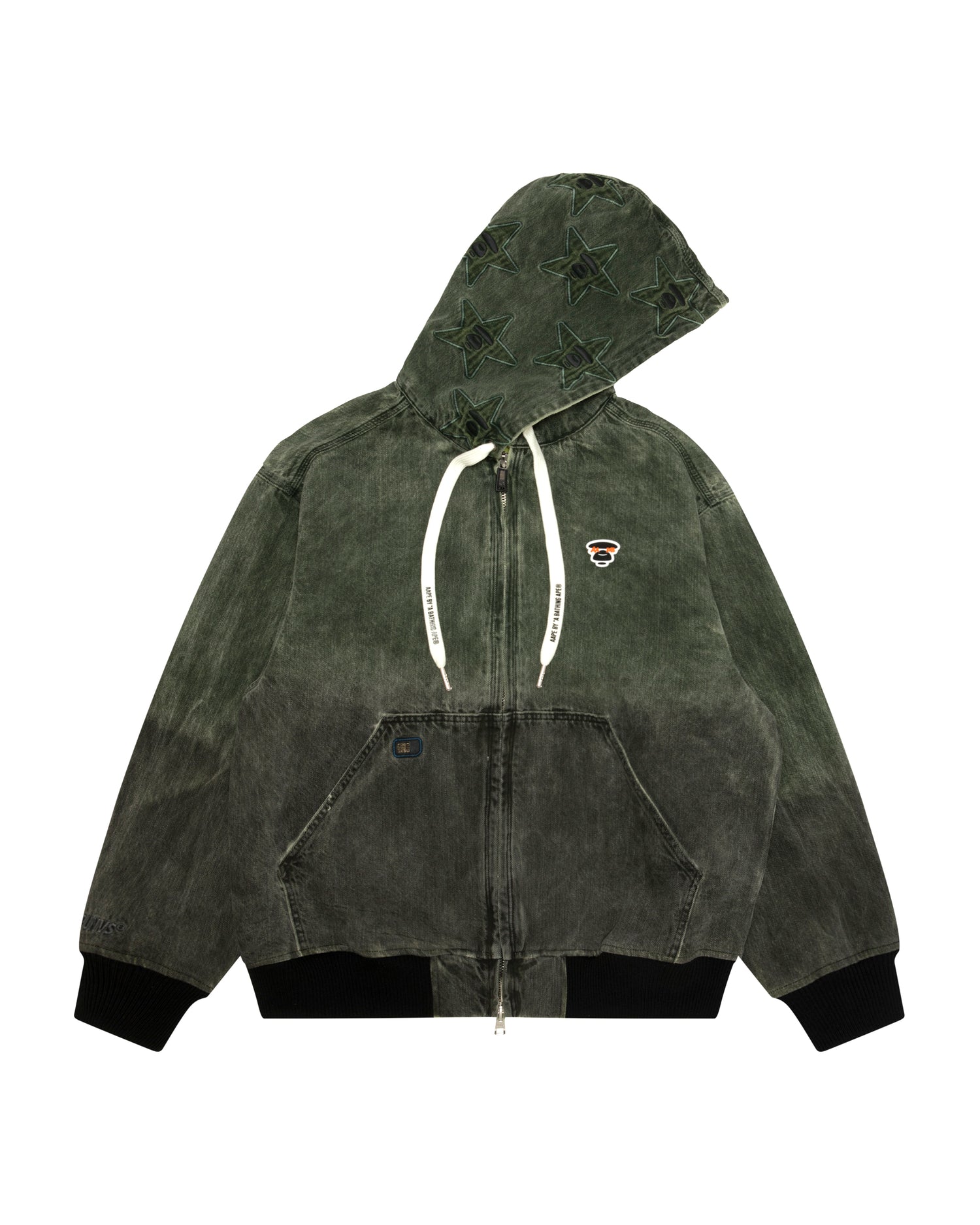 最終価格JOSE MOON ZIPUP COMPACT JACKET AAPE AAPEUNVS moonface hooded zip-up jacket | Aape official