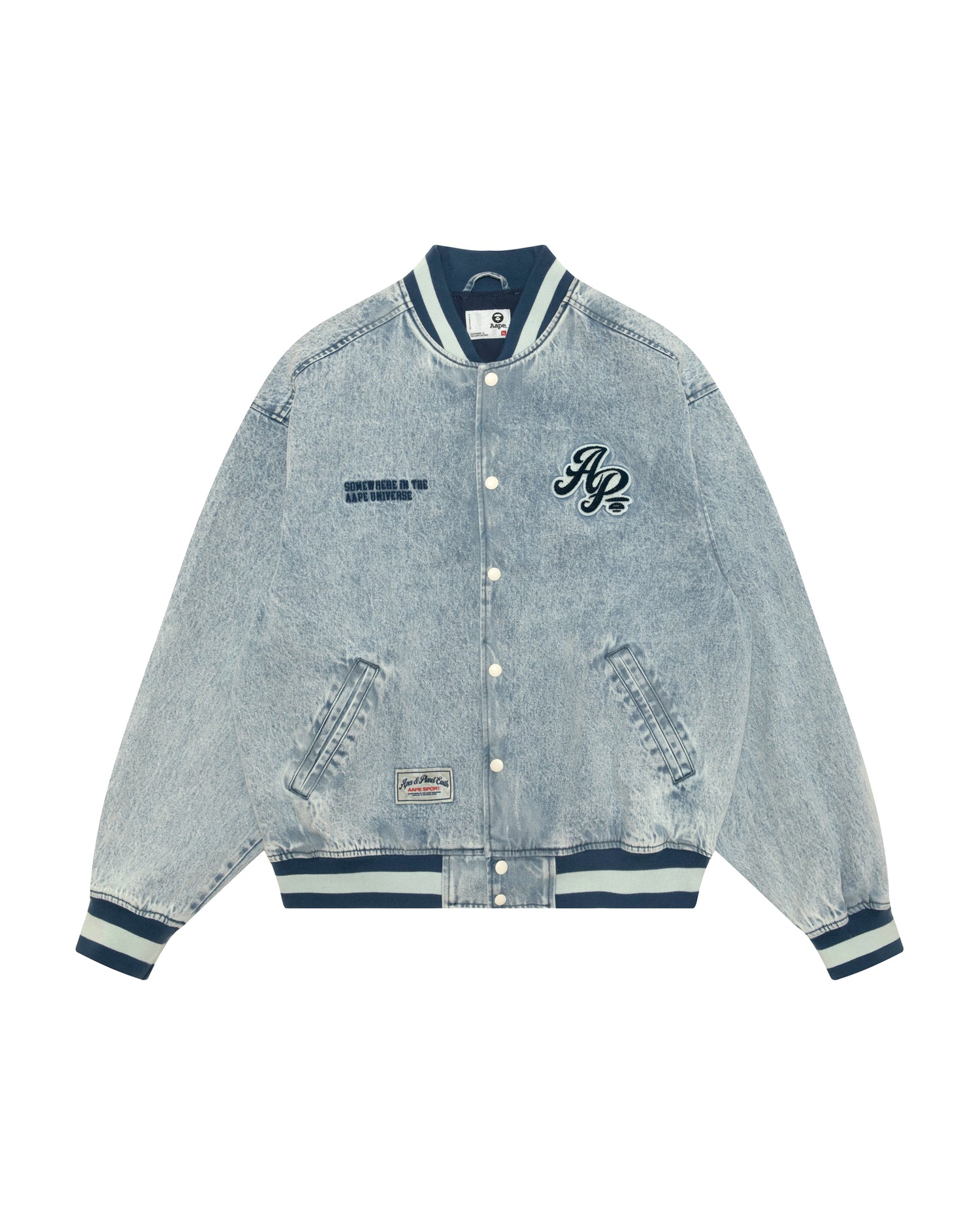 AAPE AAPESPORTS logo varsity jacket | Aape official website – AAPE.COM