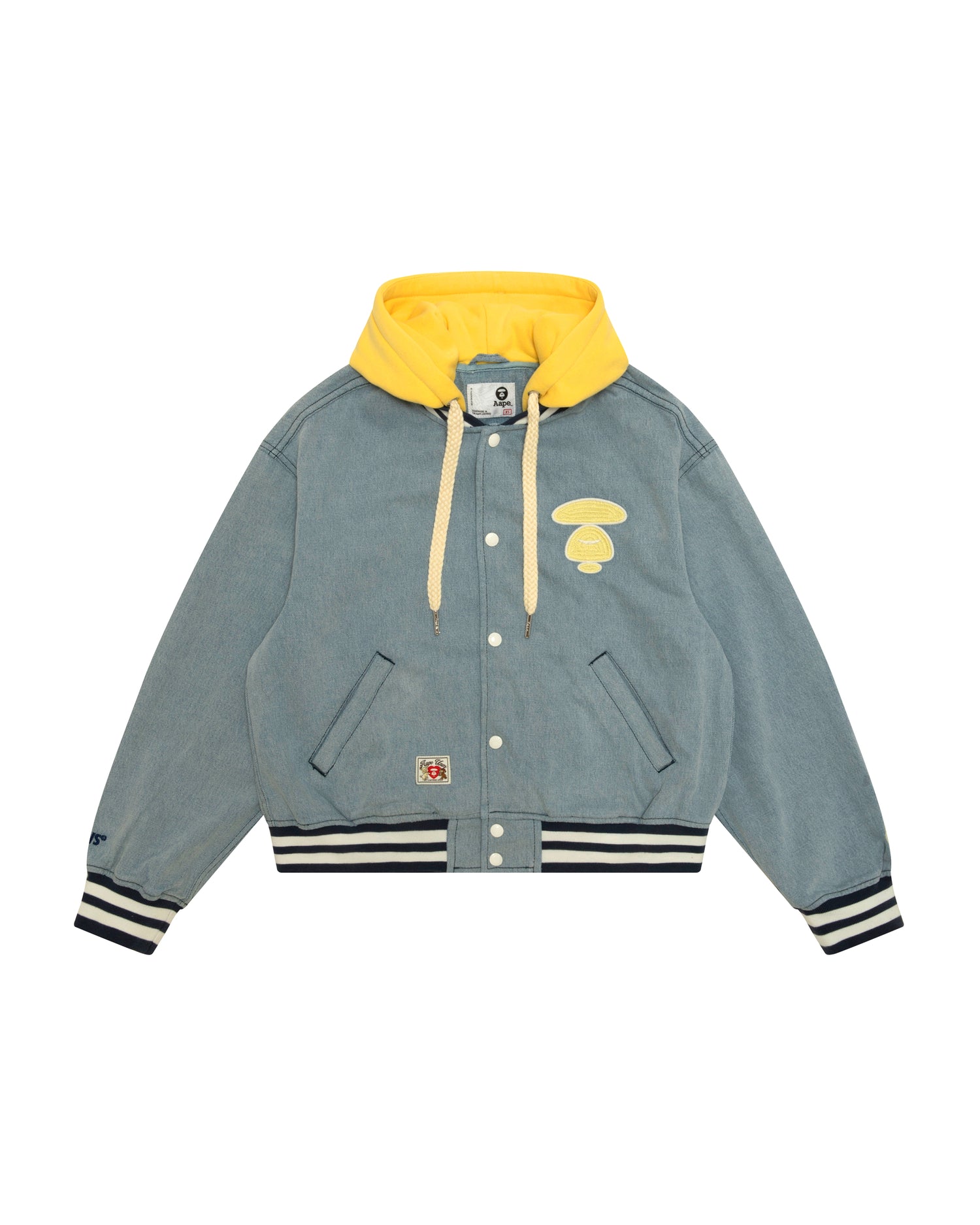 AAPE AAPEUNVS moonface hooded bomber jacket | Aape official