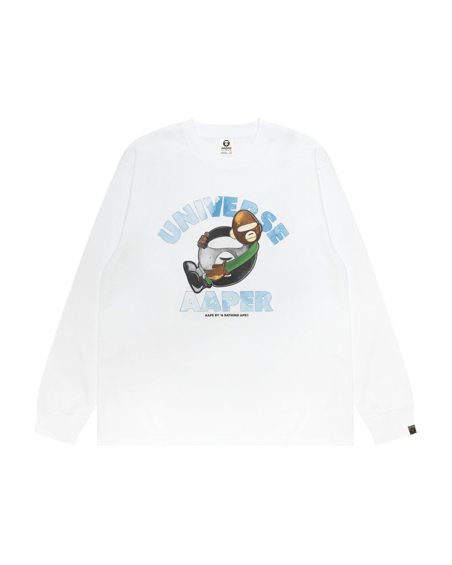 AAPE AAPER graphic long sleeve tee | Aape official website – AAPE.COM