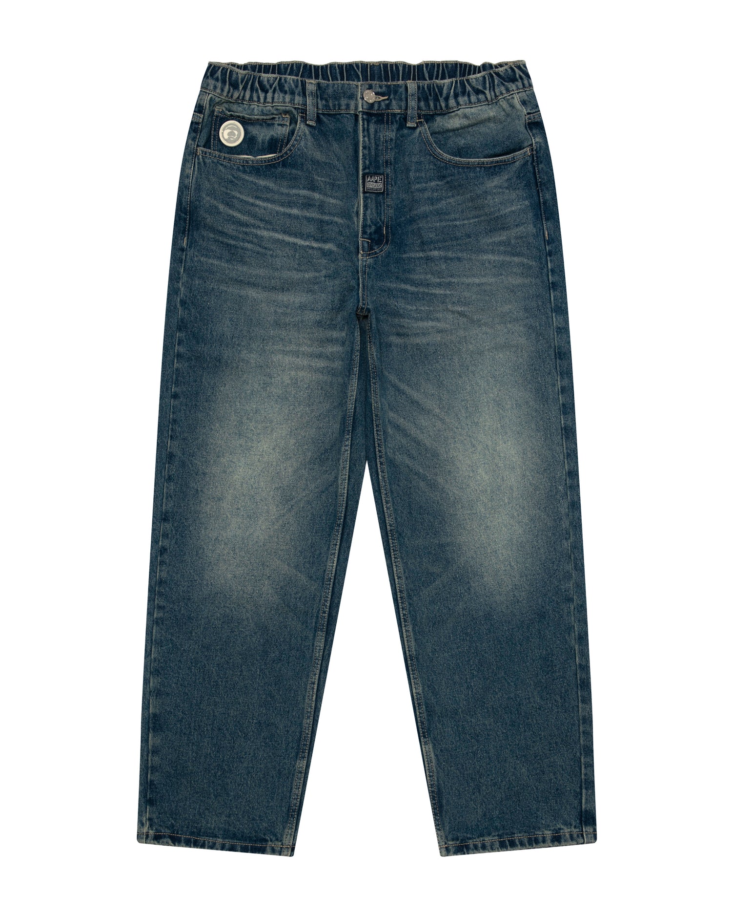 AAPE Moonface washed jeans | Aape official website – AAPE.COM