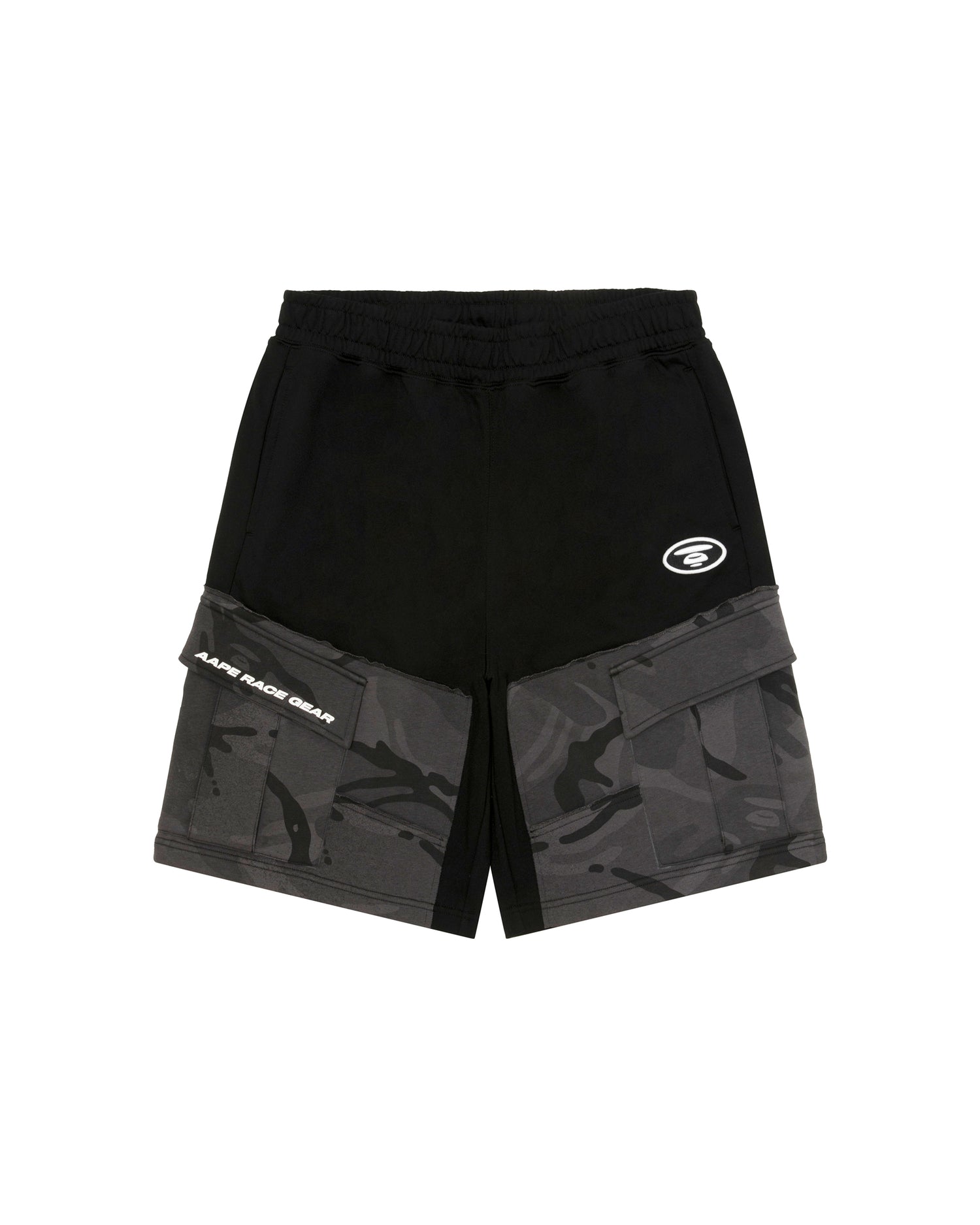 AAPE AAPEUNVS moonface cargo sweat shorts | Aape official website