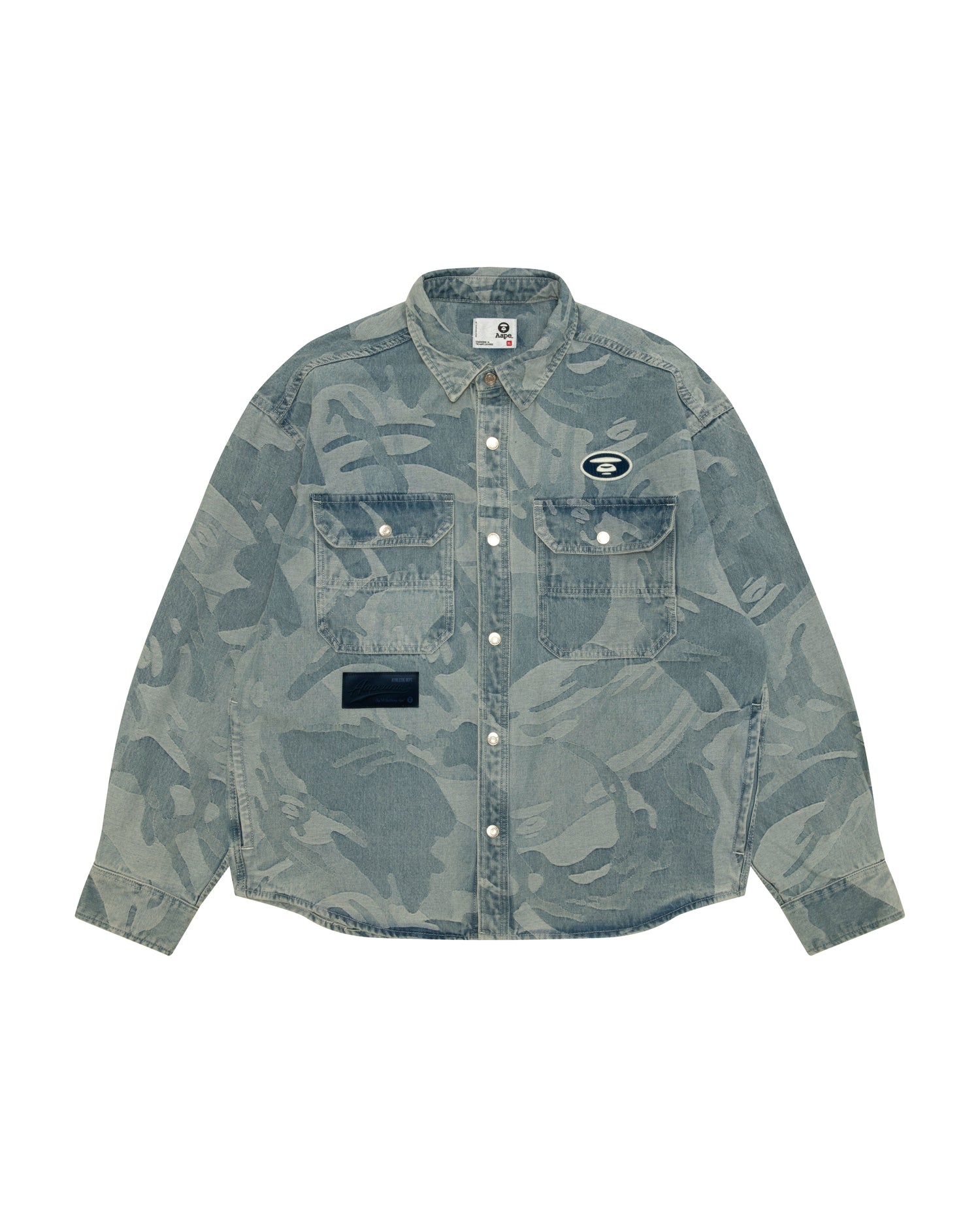AAPE Moonface camo long sleeve shirt | Aape official website 