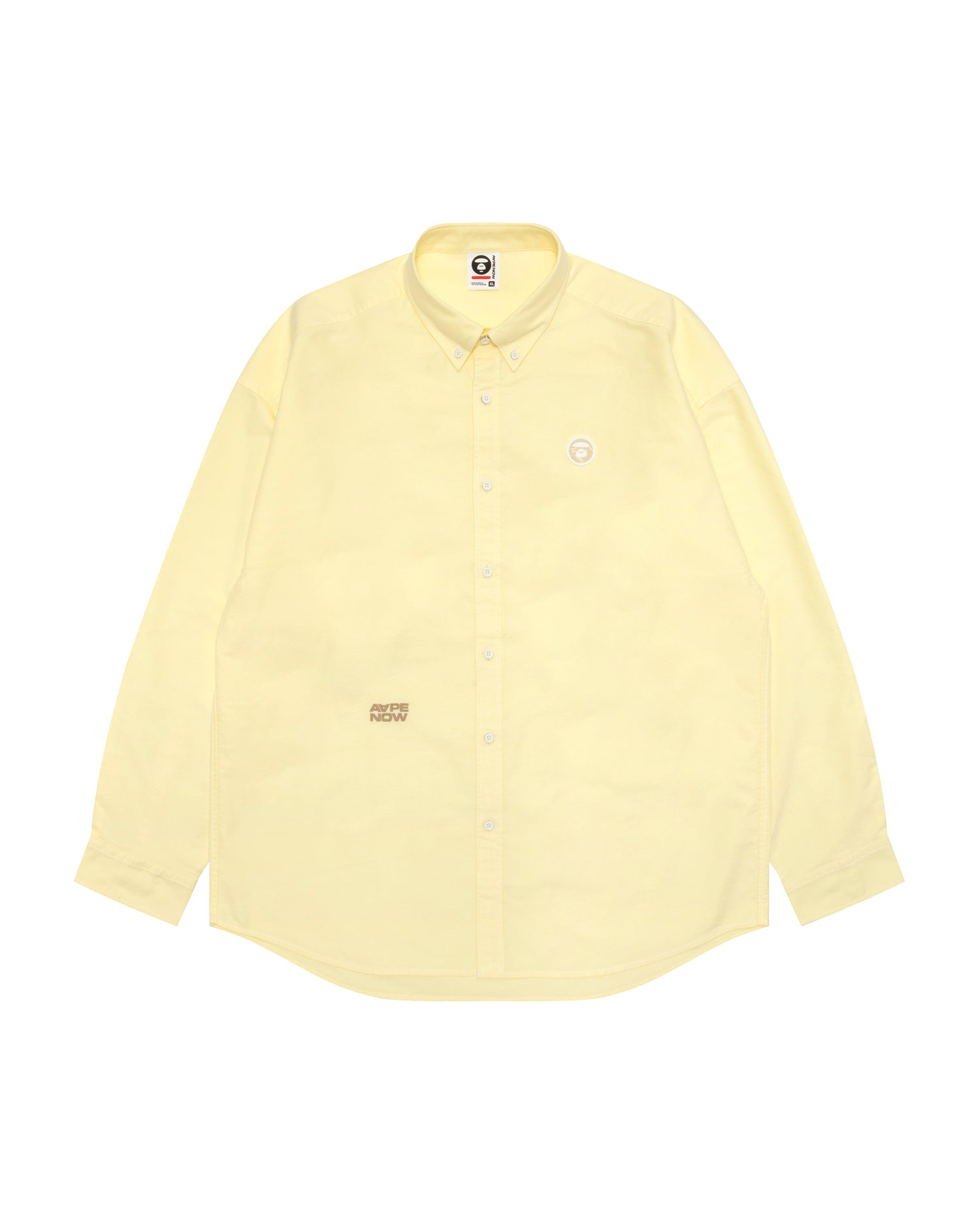 AAPENOW ムーンフェイス ロングスリーブシャツ