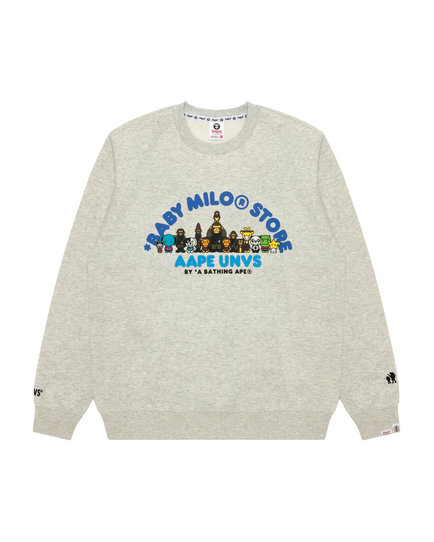 AAPE X Baby Milo Store AAPEUNVS crew neck sweatshirt | Aape 公式 