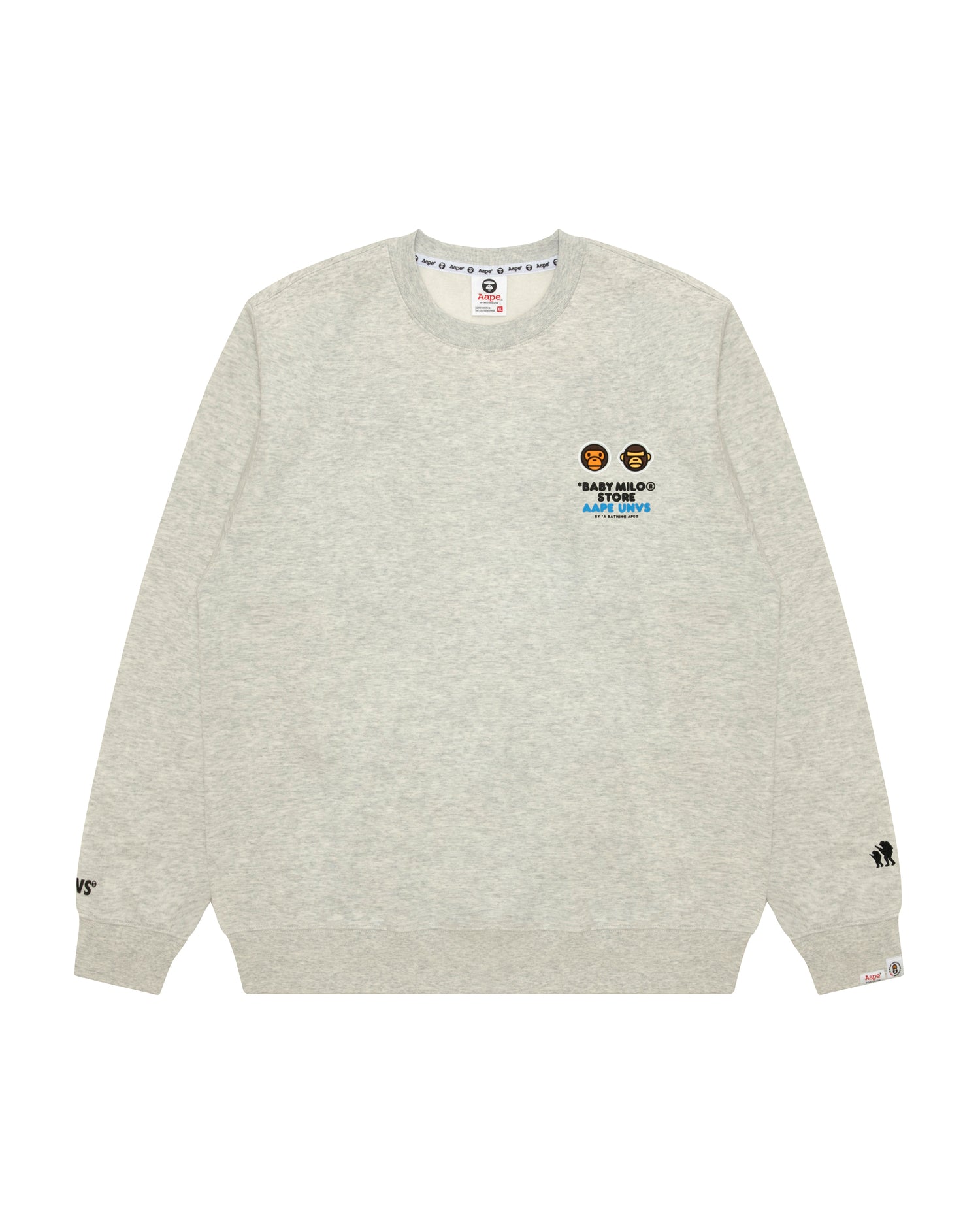AAPE X Baby Milo Store AAPEUNVS logo patch sweatshirt | Aape 