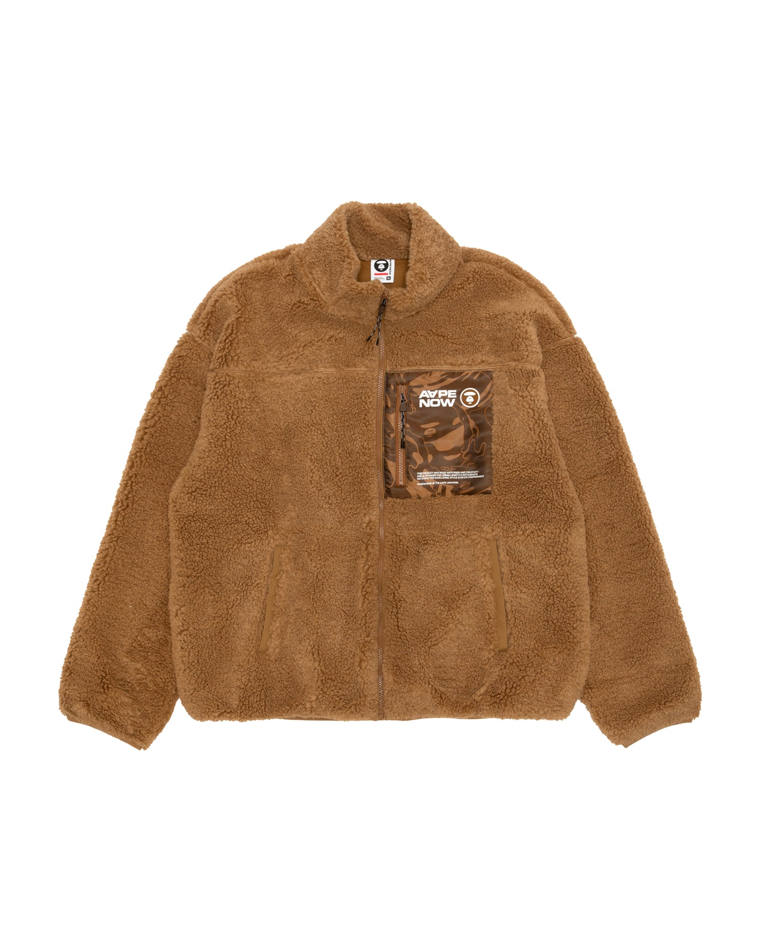 AAPE AAPENOW moonface zip-up sweater | Aape official website