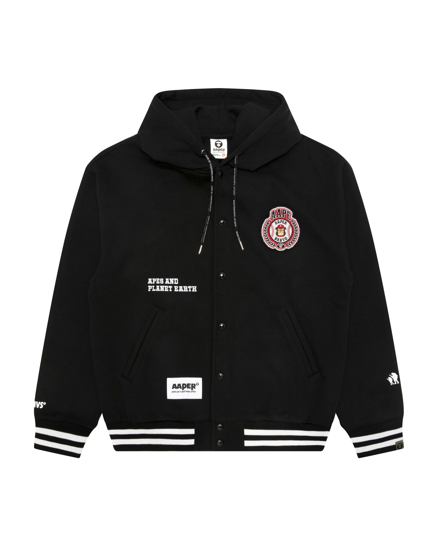 aape ファーパーカー AAPE AAPER hooded varsity jacket | Aape official website – AAPE.COM