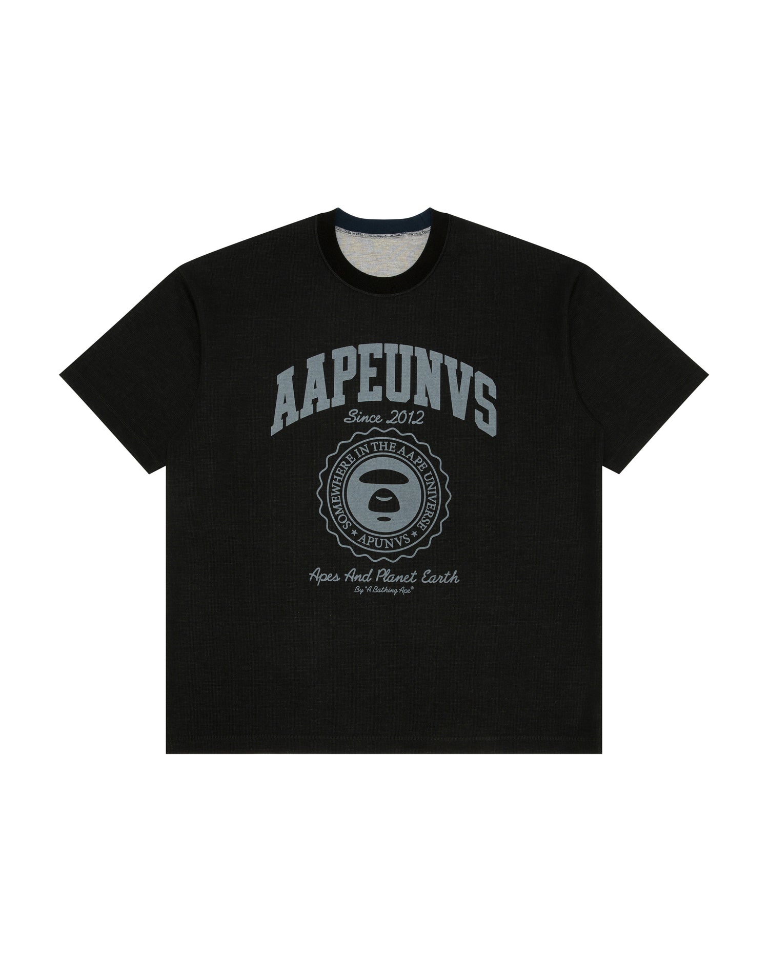 AAPE AAPEUNVS moonface college tee | Aape official website – AAPE.COM
