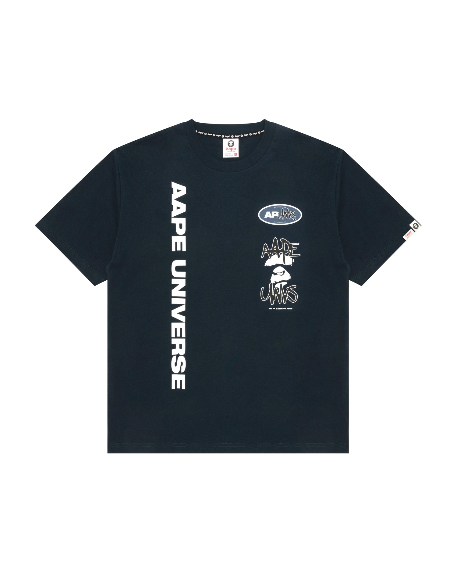 A BATHING APE コラボTシャツ メンズ スクロール ラベル AAPE AAPEUNVS logo tee | Aape official website – AAPE.COM