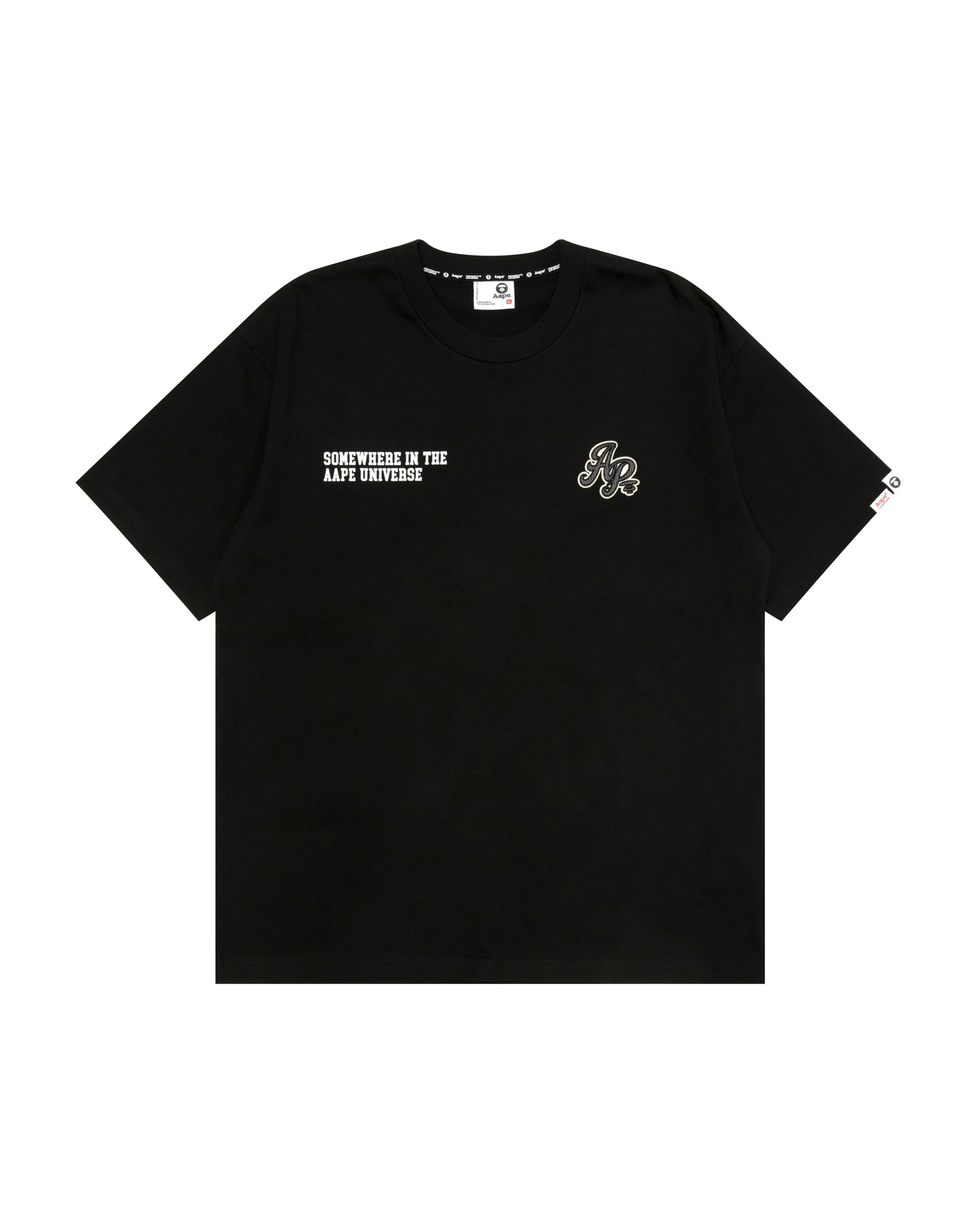 Empathy Apathy エンパシー アパシー　ブラック AAPE AAPEUNVS logo patch tee | Aape official website – AAPE.COM