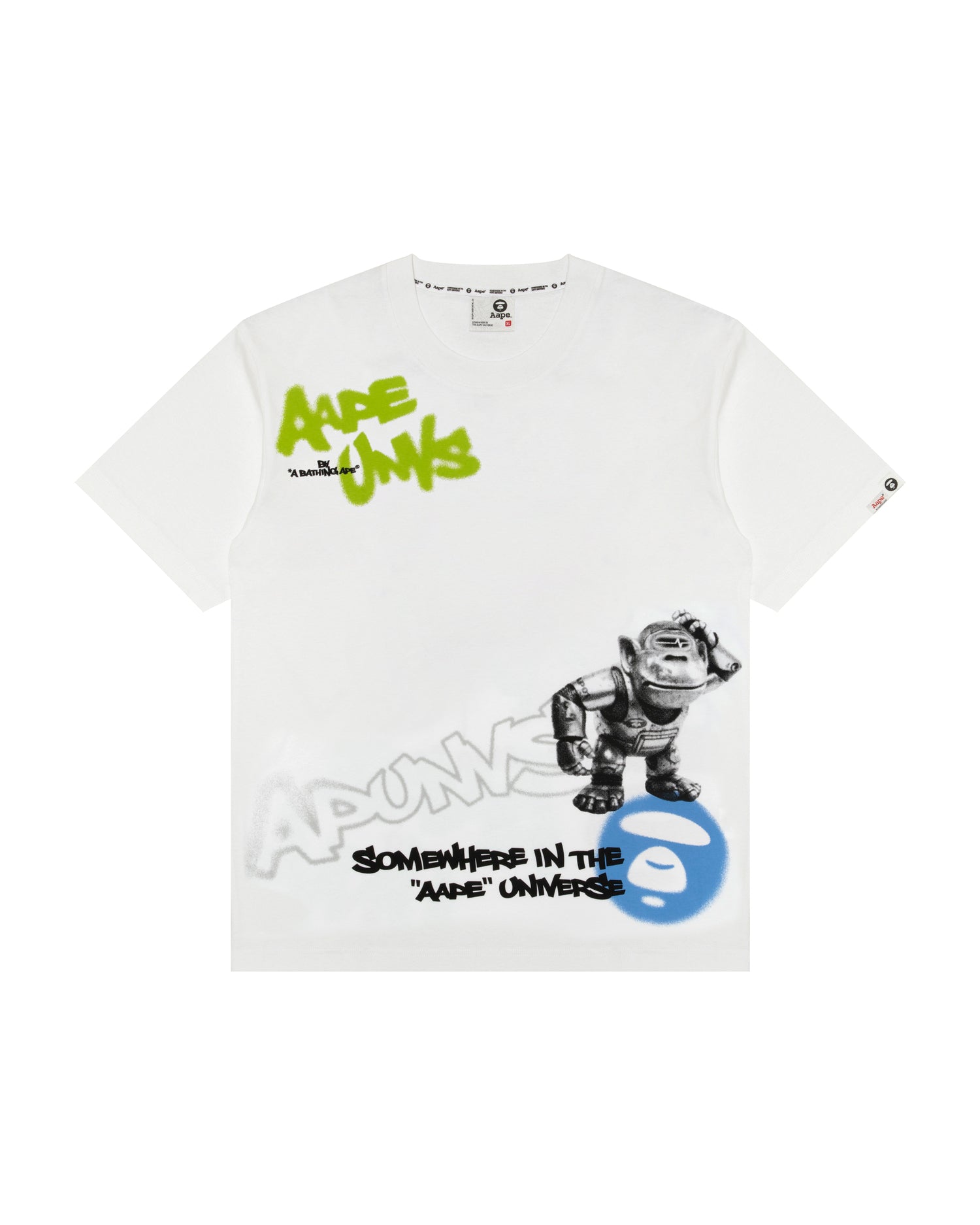 AAPE AAPEUNVS graffiti print tee | Aape official website – AAPE.COM