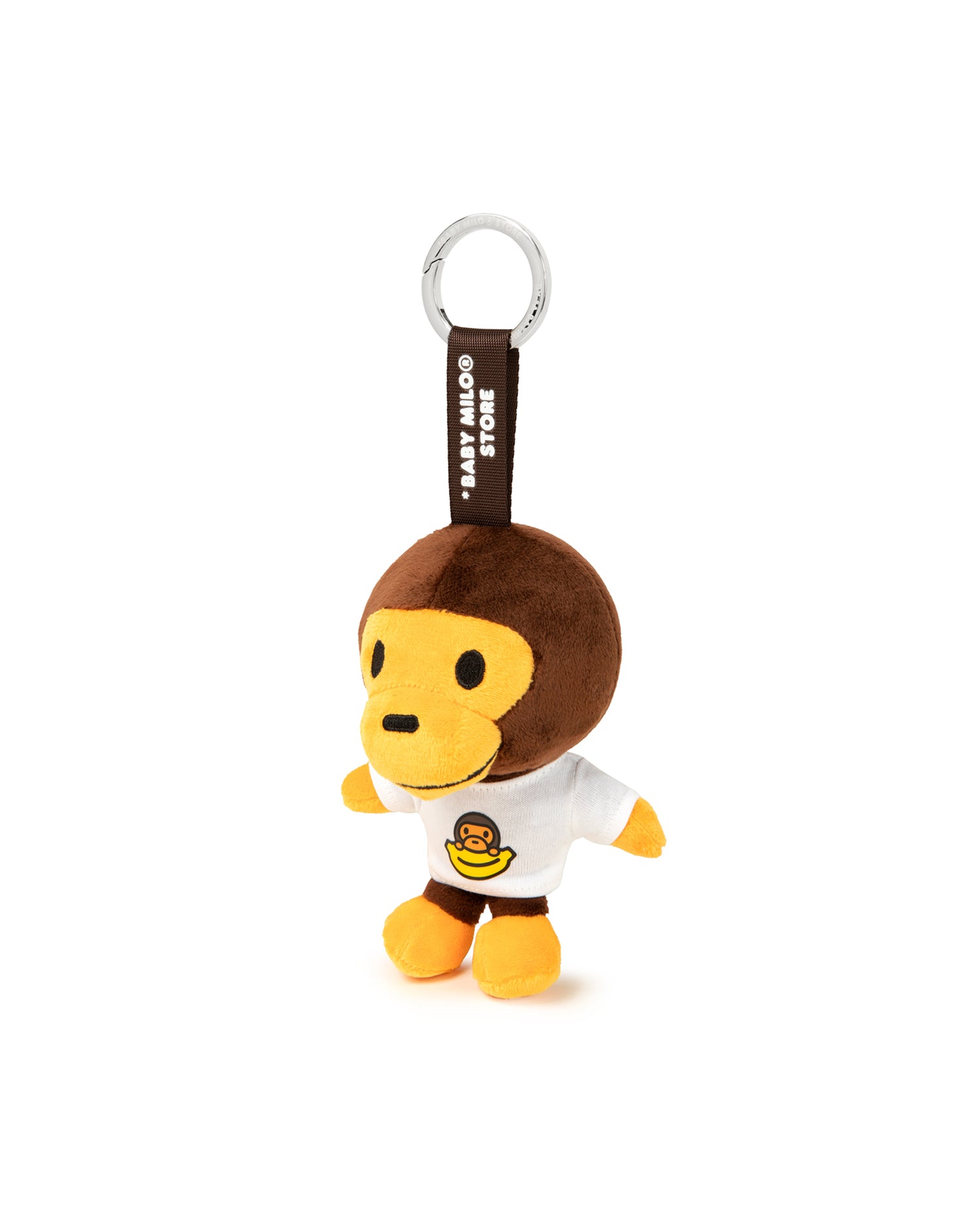 小物 BABY MILO COLLEGE TEE PLUSH KEY CHAIN BABY MILO® STORE Baby milo plush keychain | Aape official website