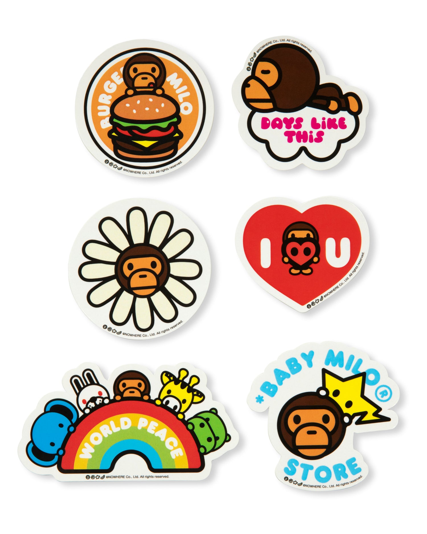 BABY MILO® STORE Baby Milo ステッカーパック | Aape 公式サイト