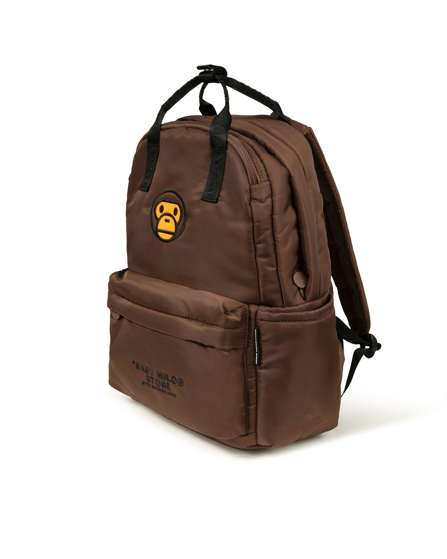 aaape backpack leather *BABY MILO STORE Baby MILO small this 1st Camo patterned backpack is a BAPE staple BABY MILO STORE Baby Milo
