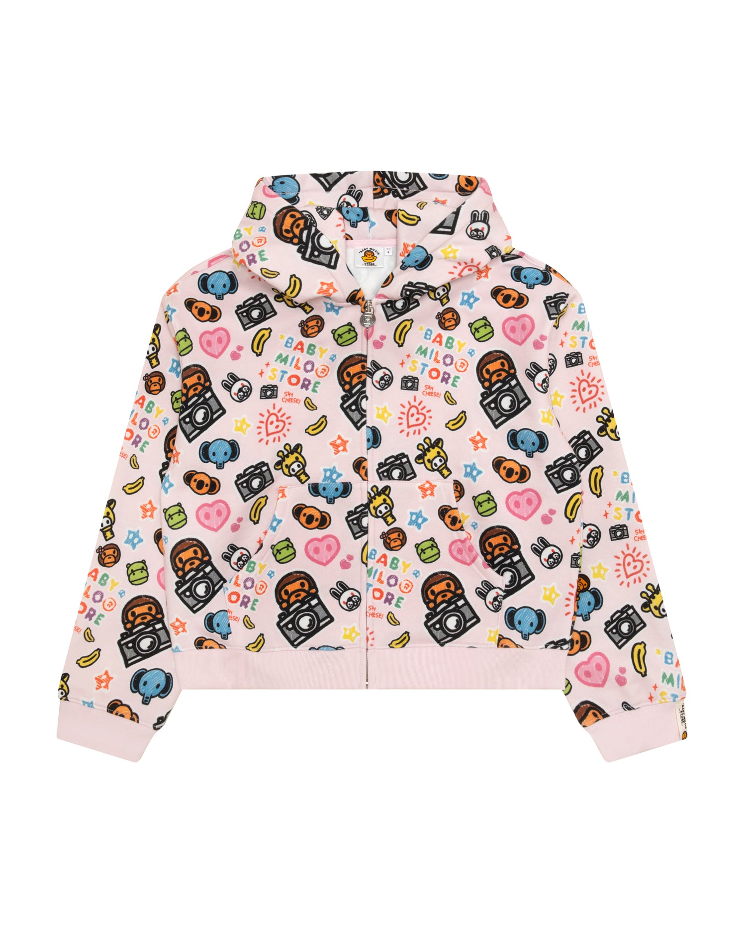 BABY MILO® STORE Baby Milo and friends zip-up hoodie | Aape