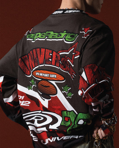 AAPEUNVS camiseta gráfica de manga larga