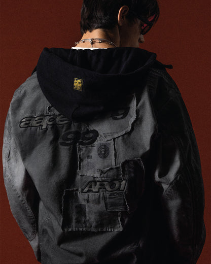 AAPEUNVS Moonface 후드 재킷