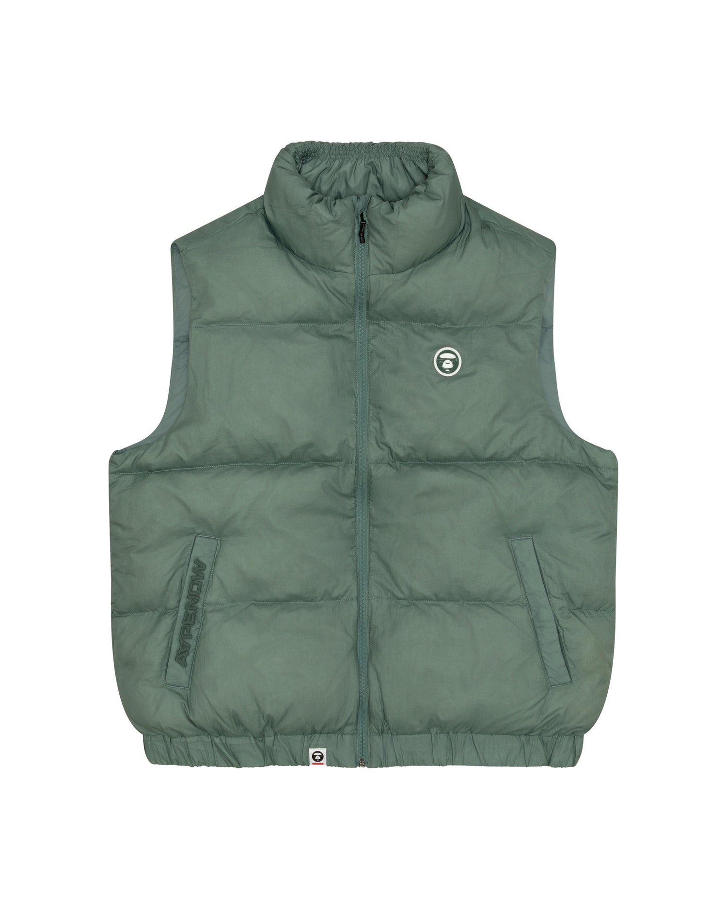 AAPE AAPE NOW moonface logo down vest | Aape official website