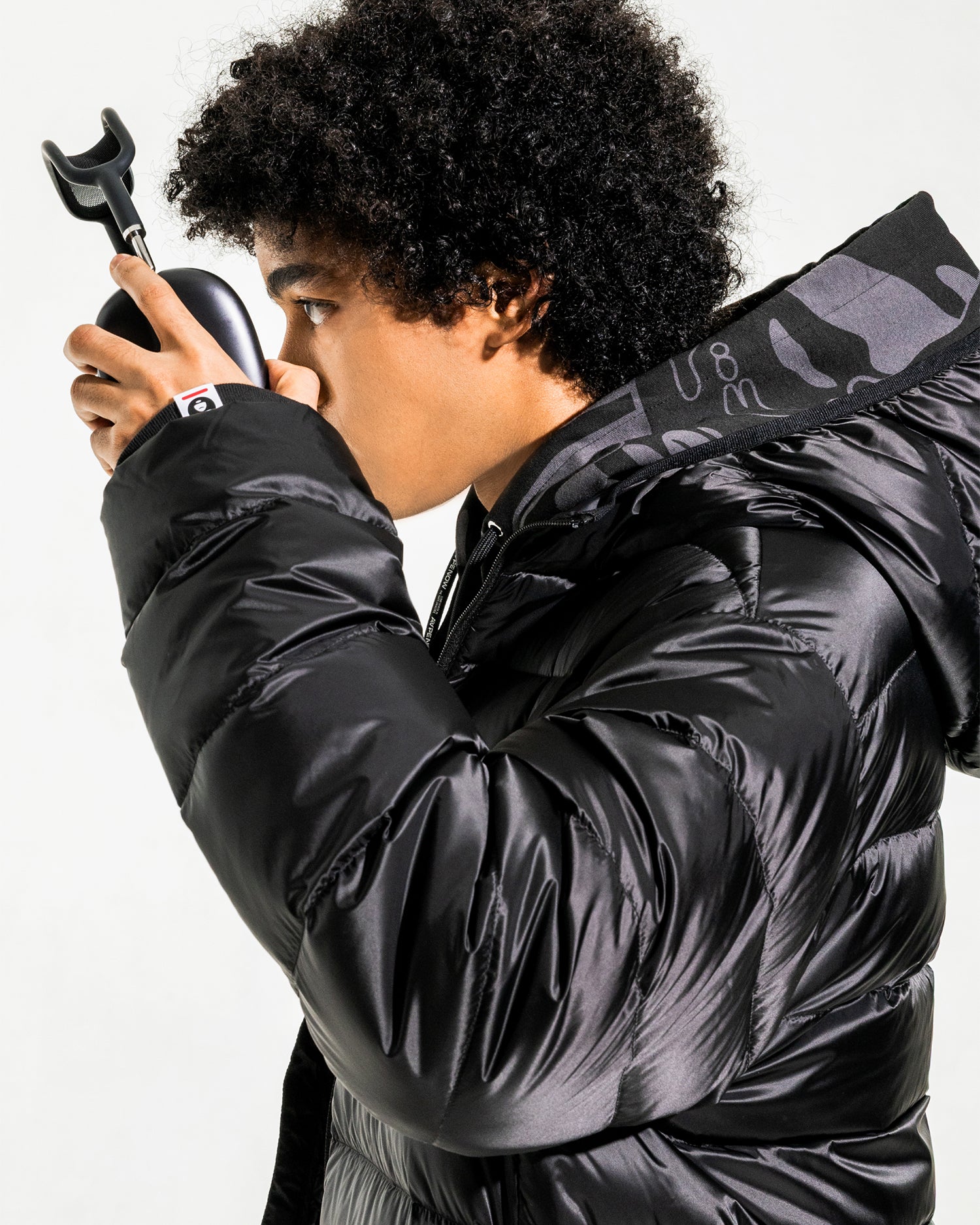 AAPE AAPENOW moonface logo puffer jacket | Aape official website
