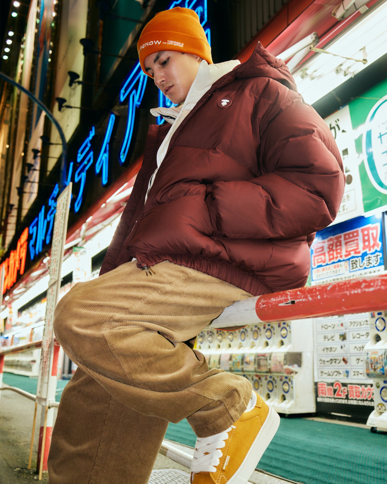 AAPE AAPENOW moonface down jacket | Aape official website – AAPE.COM