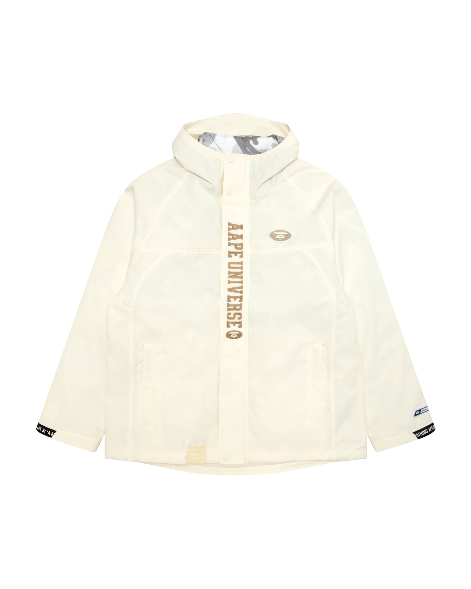 AAPE AAPEUNVS moonface hooded down jacket | Aape official website