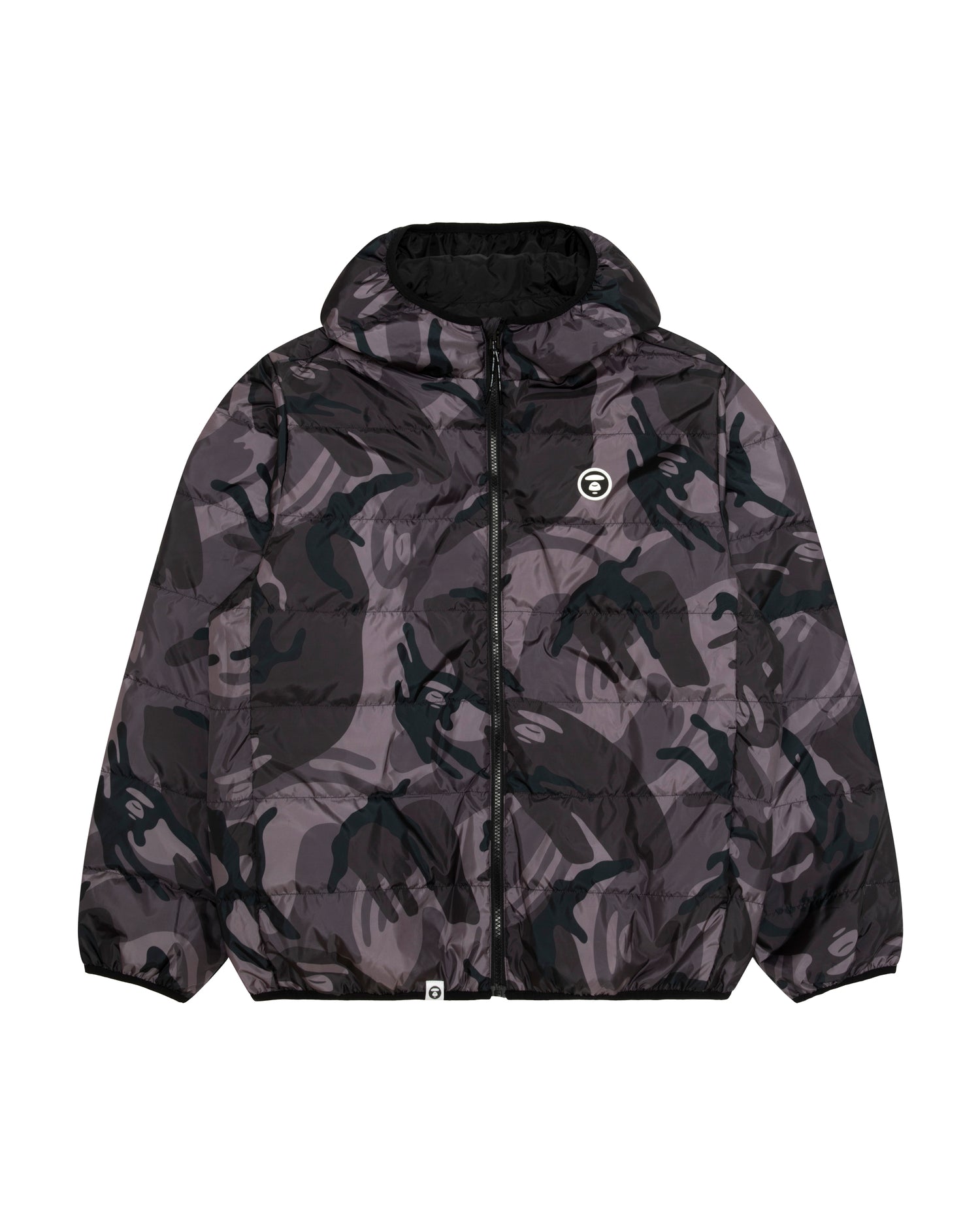 AAPE Moonface hooded down jacket | Aape official website – AAPE.COM