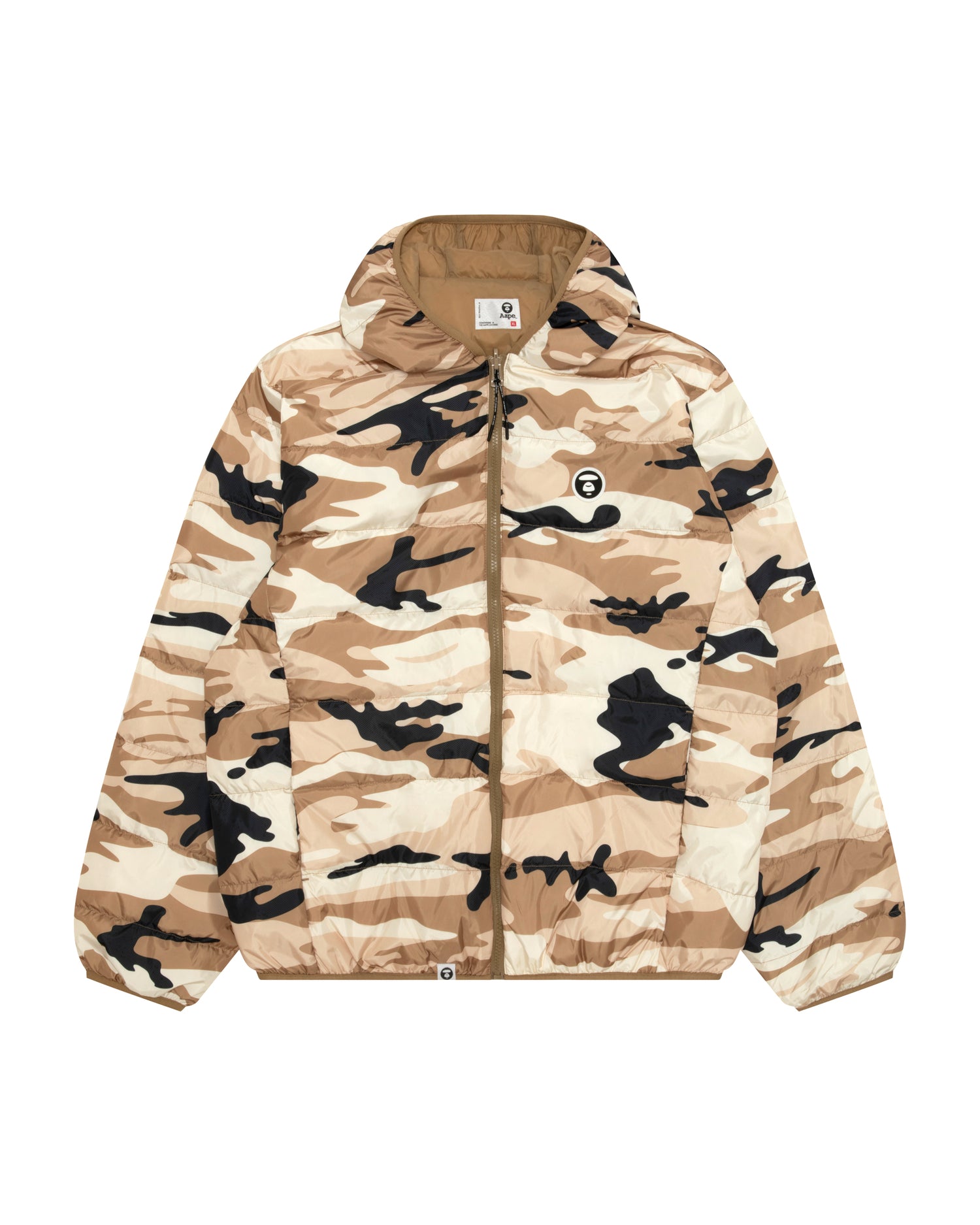 AAPE Moonface hooded down jacket | Aape official website – AAPE.COM