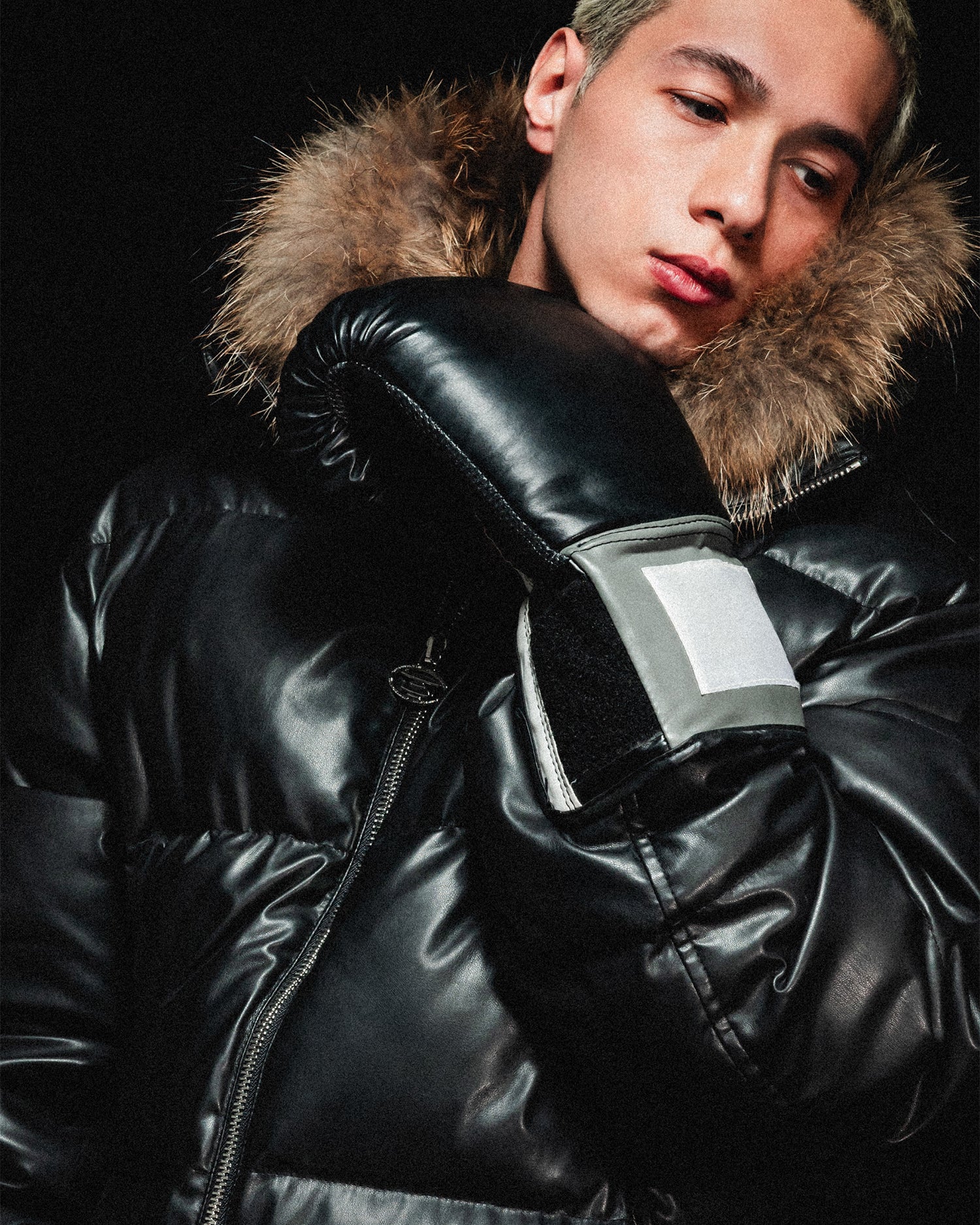 AAPE AAPEUNVS moonface zip-up puffer jacket | Aape official