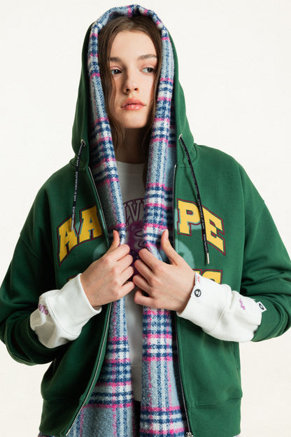 AAPEUNVS zip-up hoodie