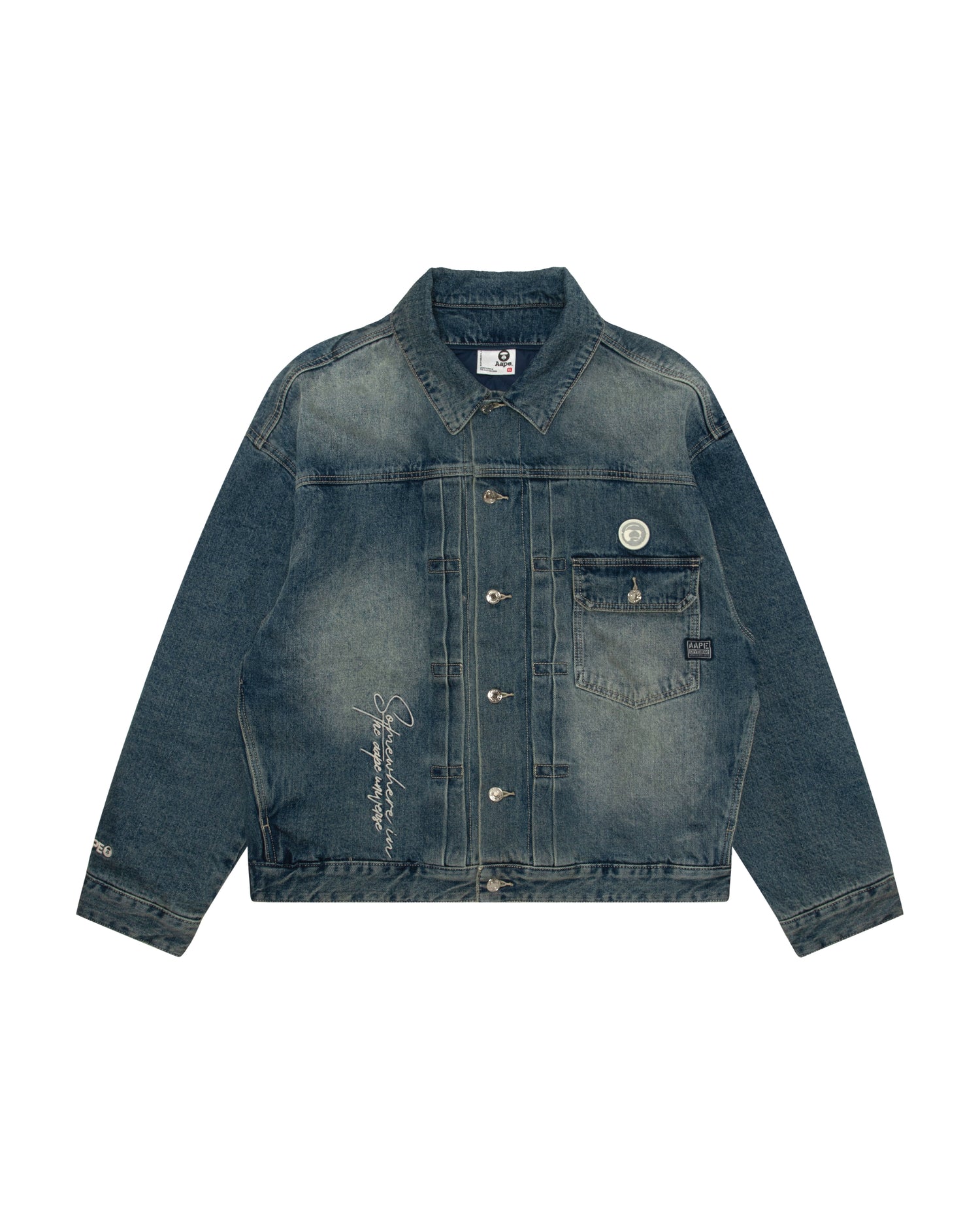 AAPE Hooded denim jacket | Aape official website – AAPE.COM