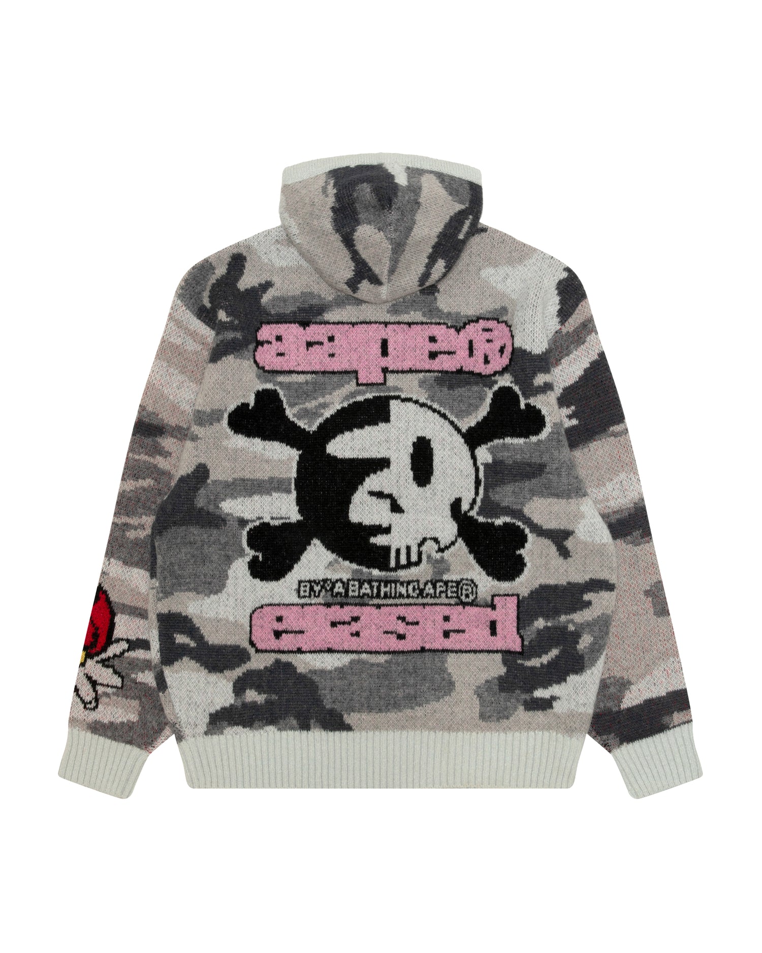 AAPE X Erased camo knit hoodie | Aape official website – AAPE.COM