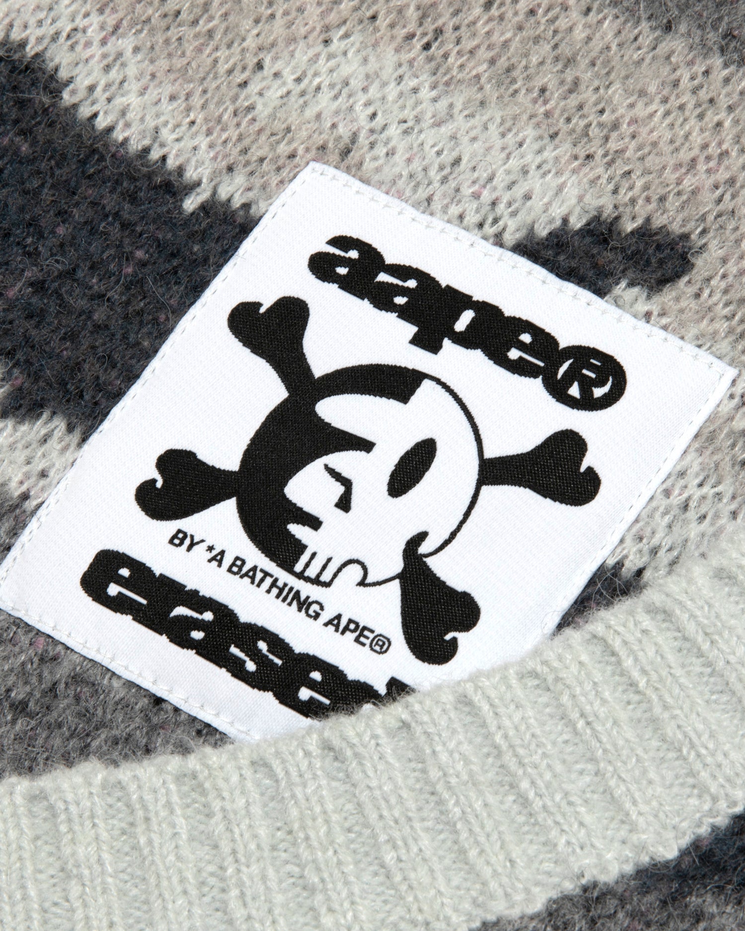 AAPE X Erased camo knit hoodie | Aape official website – AAPE.COM