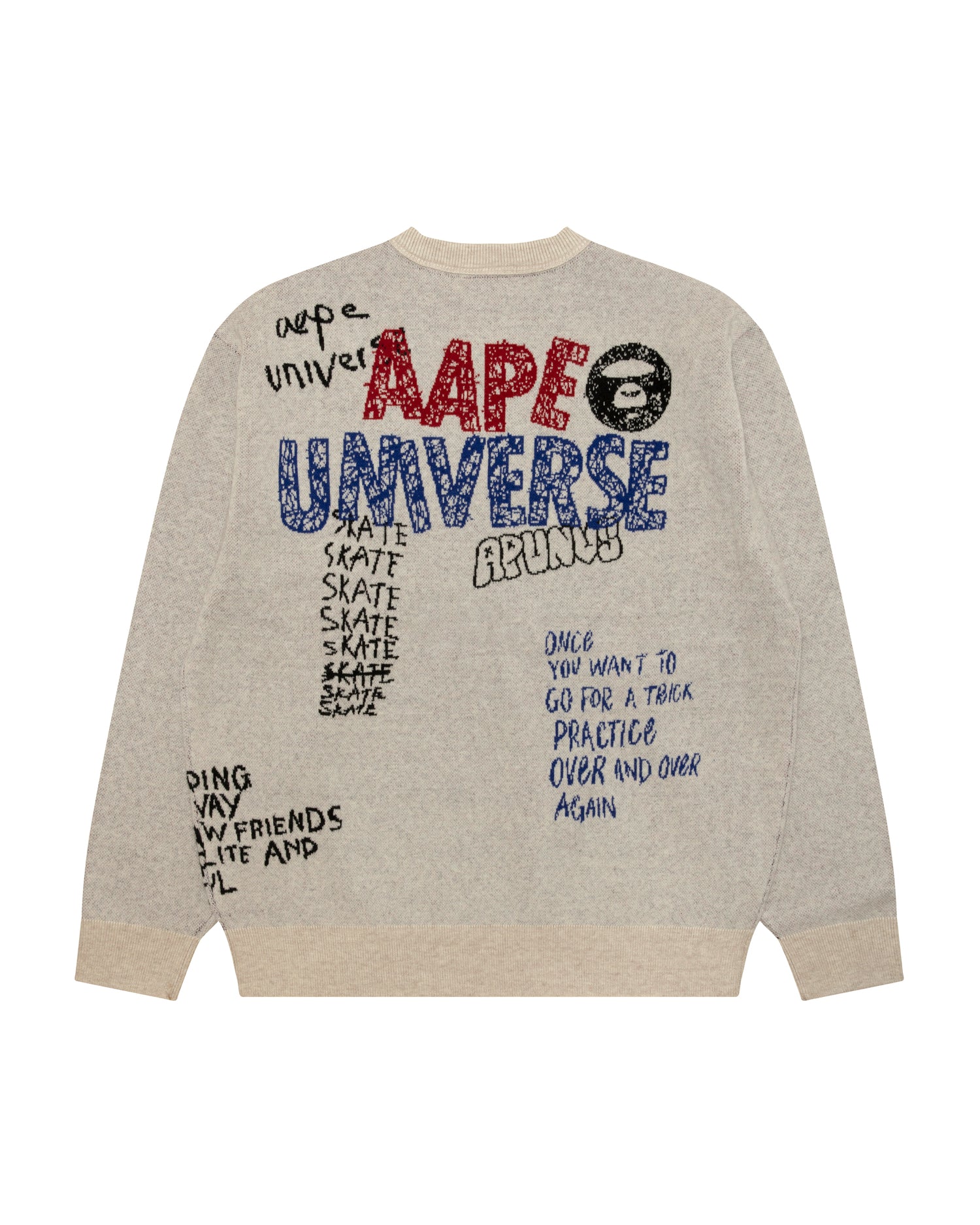 AAPE AAPEUNVS graphic knit sweater | Aape official website – AAPE.COM