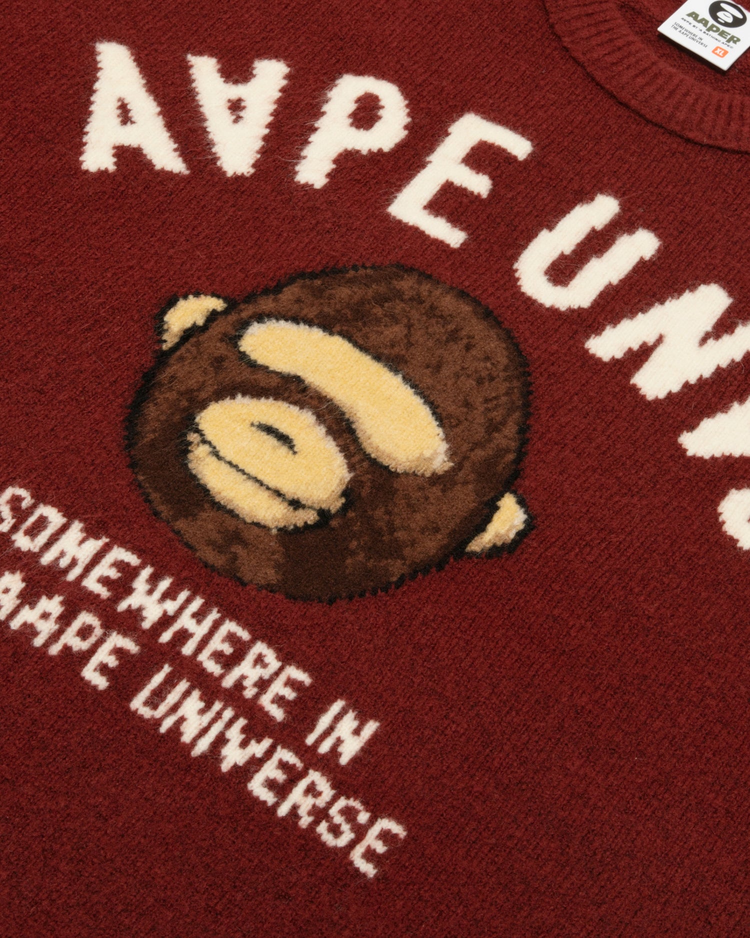 A BATHING APE ウニフォーム　XL AAPE AAPEUNVS AAPER graphic sweater | Aape official website – AAPE.COM