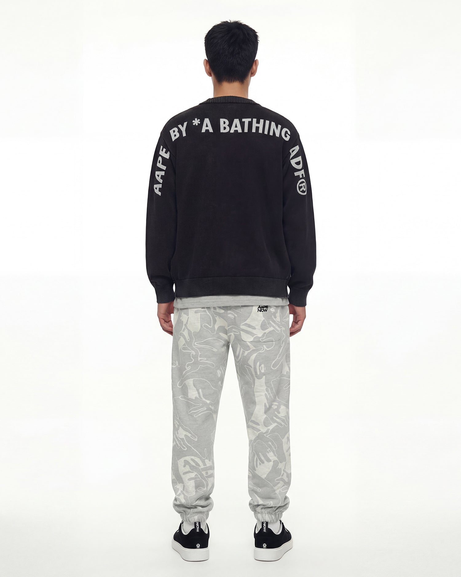 AAPE Moonface v-neck cardigan | Aape official website – AAPE.COM
