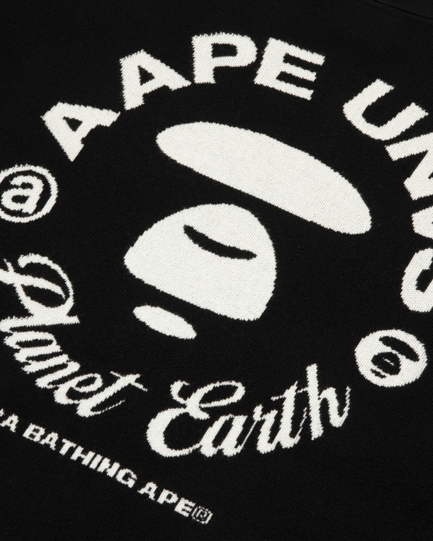AAPE AAPENOW moonface v-neck cardigan | Aape official website