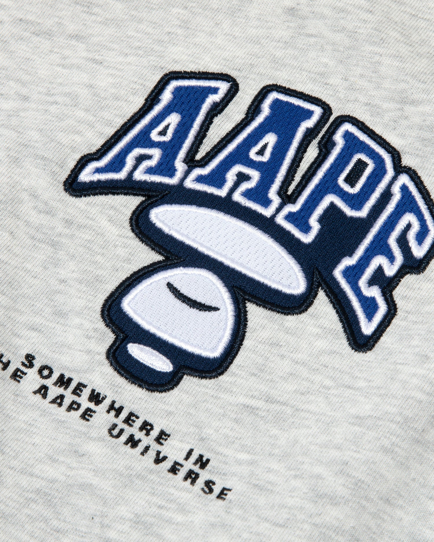 AAPE Moonface embroidered reversible zip-up hoodie | Aape official