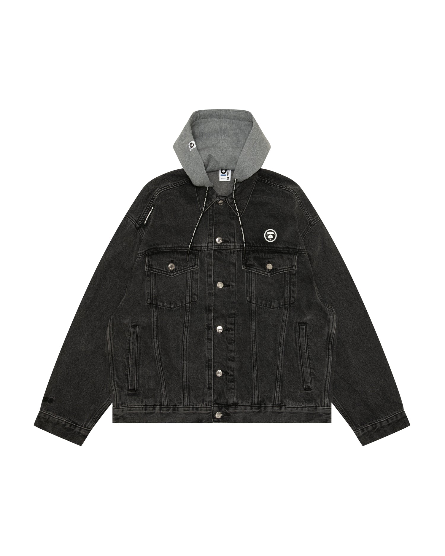 Moonface ロゴ フーデッド デニムジャケット | Aape 公式サイト – AAPE.COM