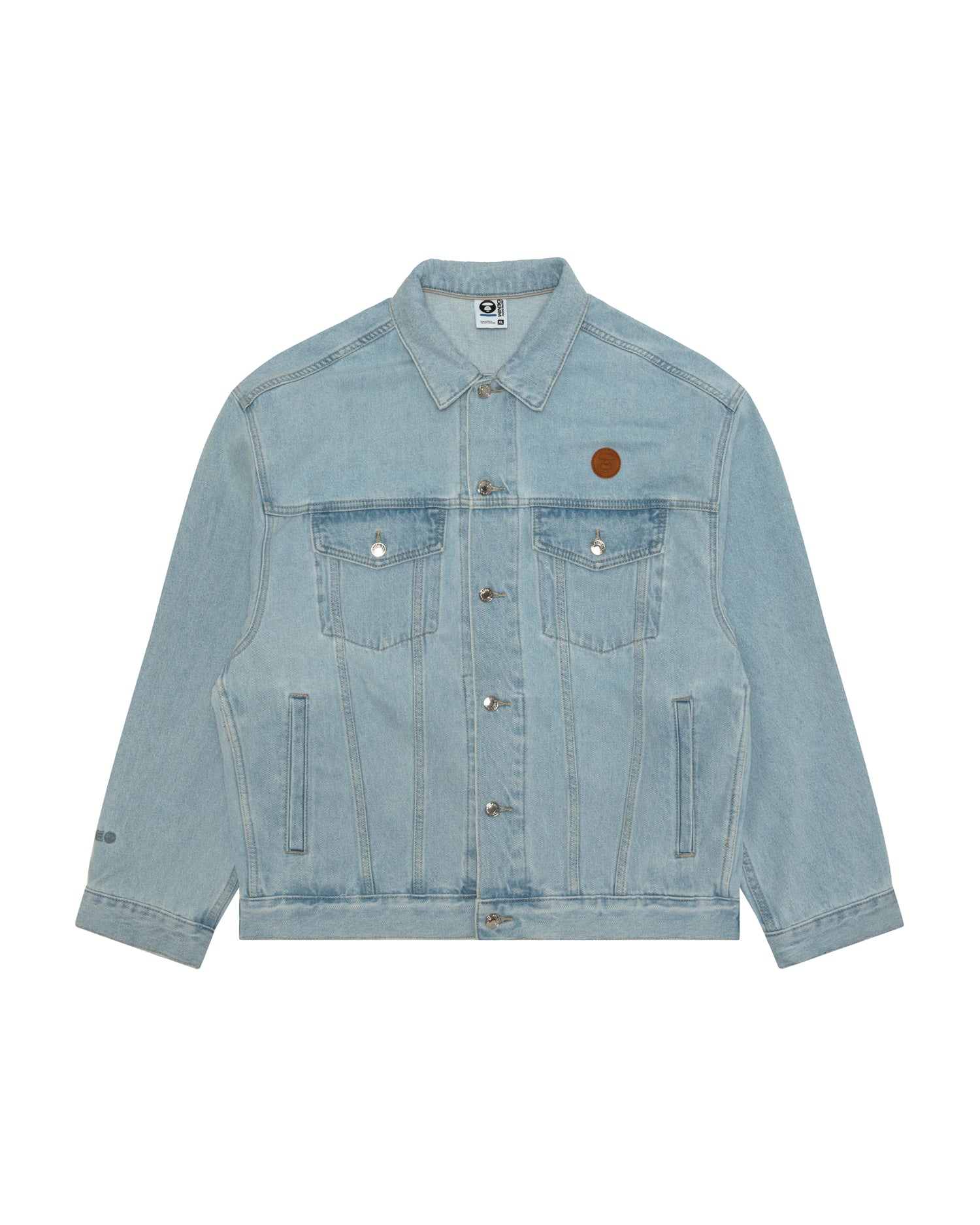 あやめ♪様 AAPE AAPENOW moonface hooded denim jacket | Aape official website