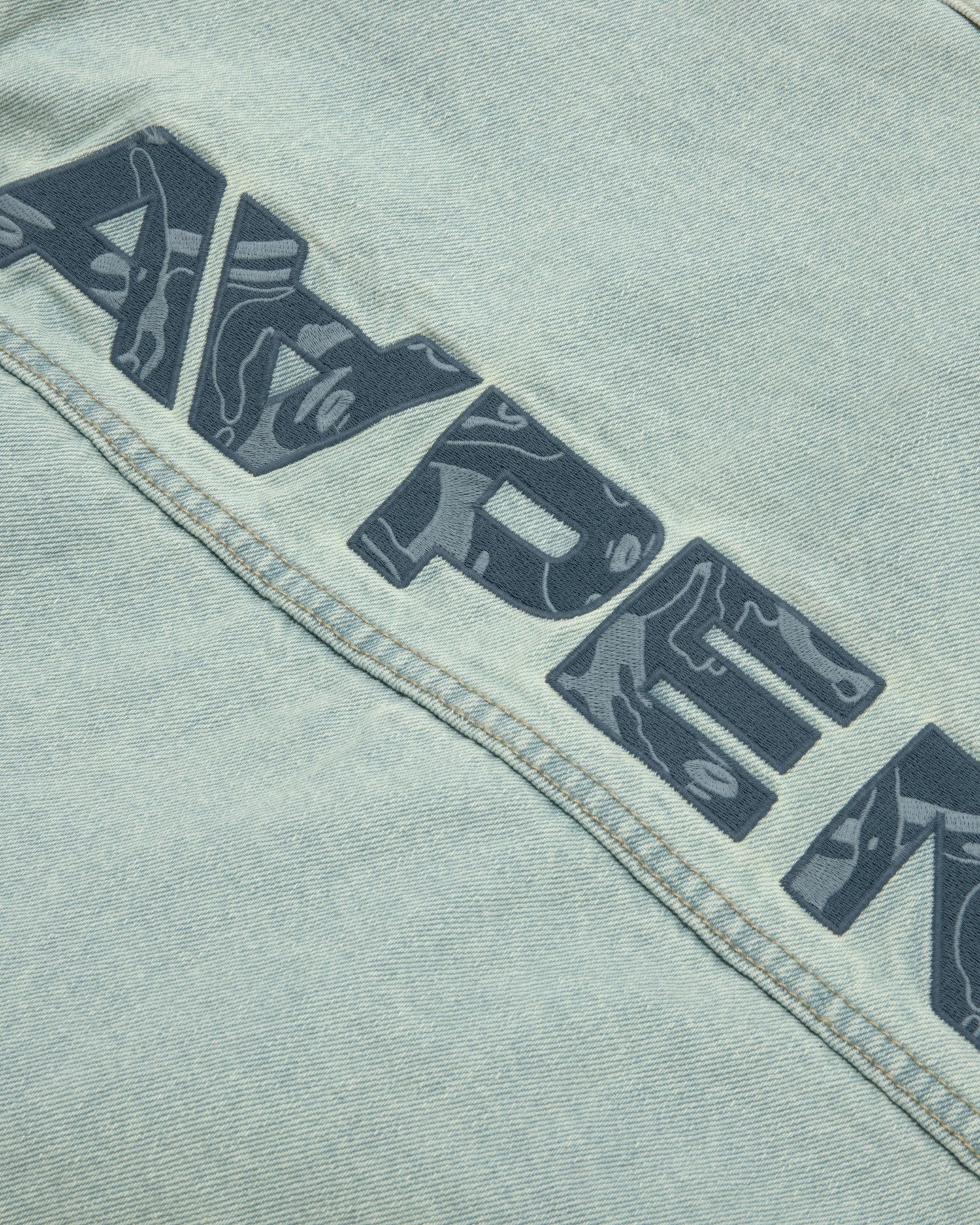AAPE AAPENOW moonface hooded denim jacket | Aape official website