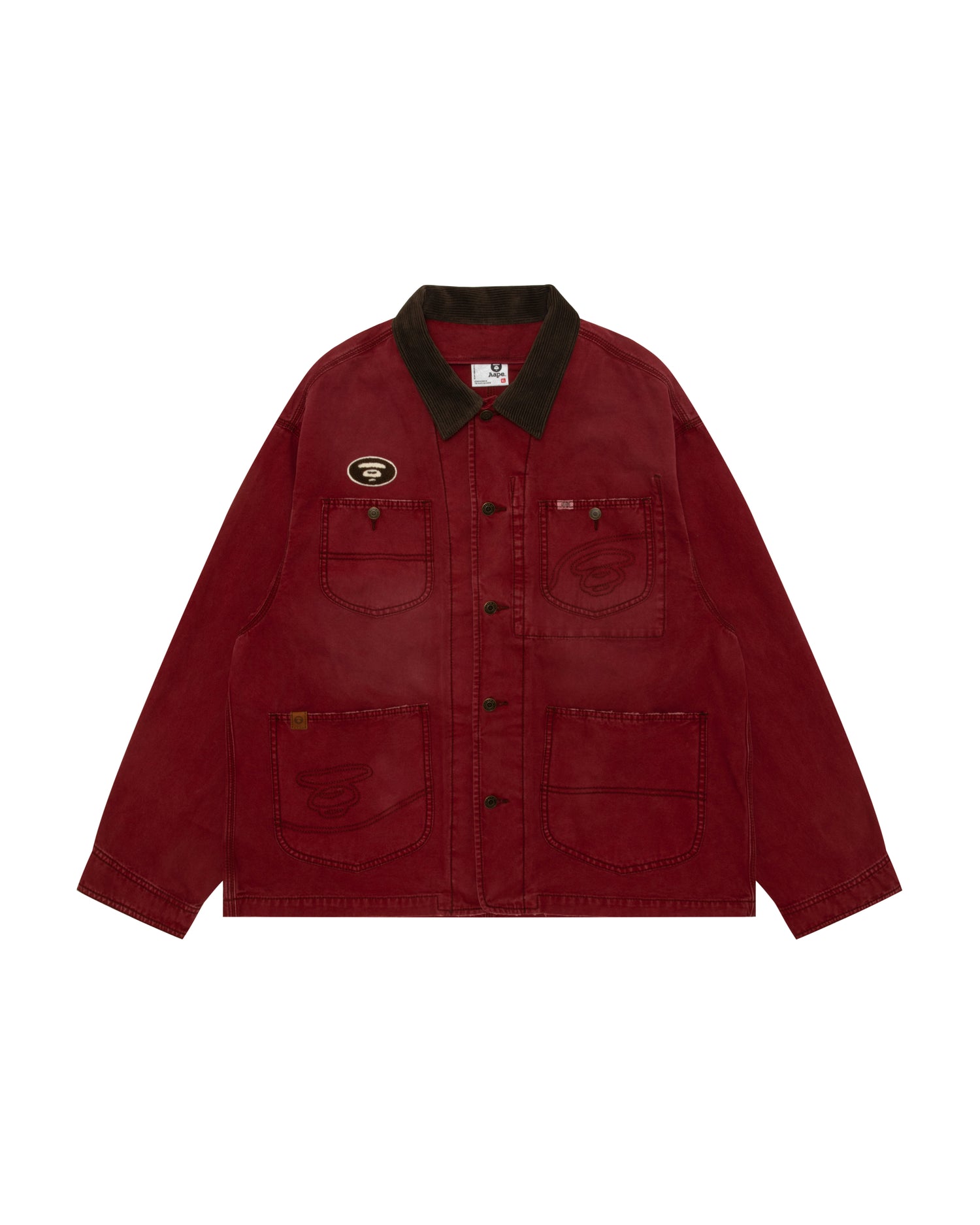 アルベロベロ　ジップアップジャケット　綿100% 朱色 AAPE AAPE Hooded Lightweight Jacket | Aape official website – AAPE.COM