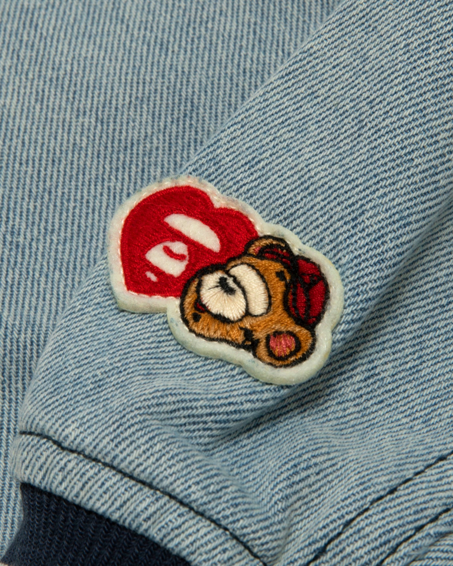 AAPE AAPEUNVS moonface hooded bomber jacket | Aape official